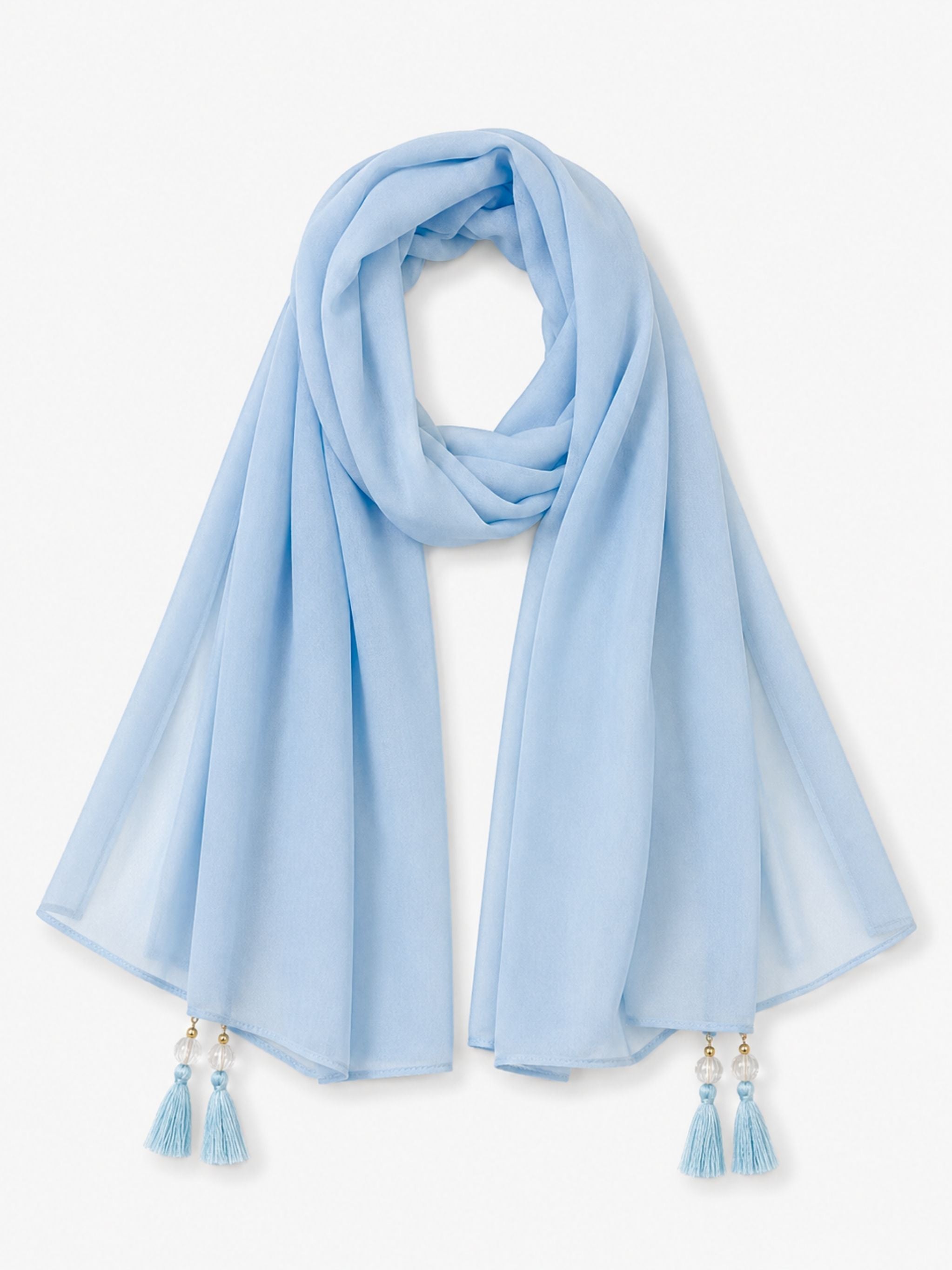 Classic Tassel Georgette Hijabs