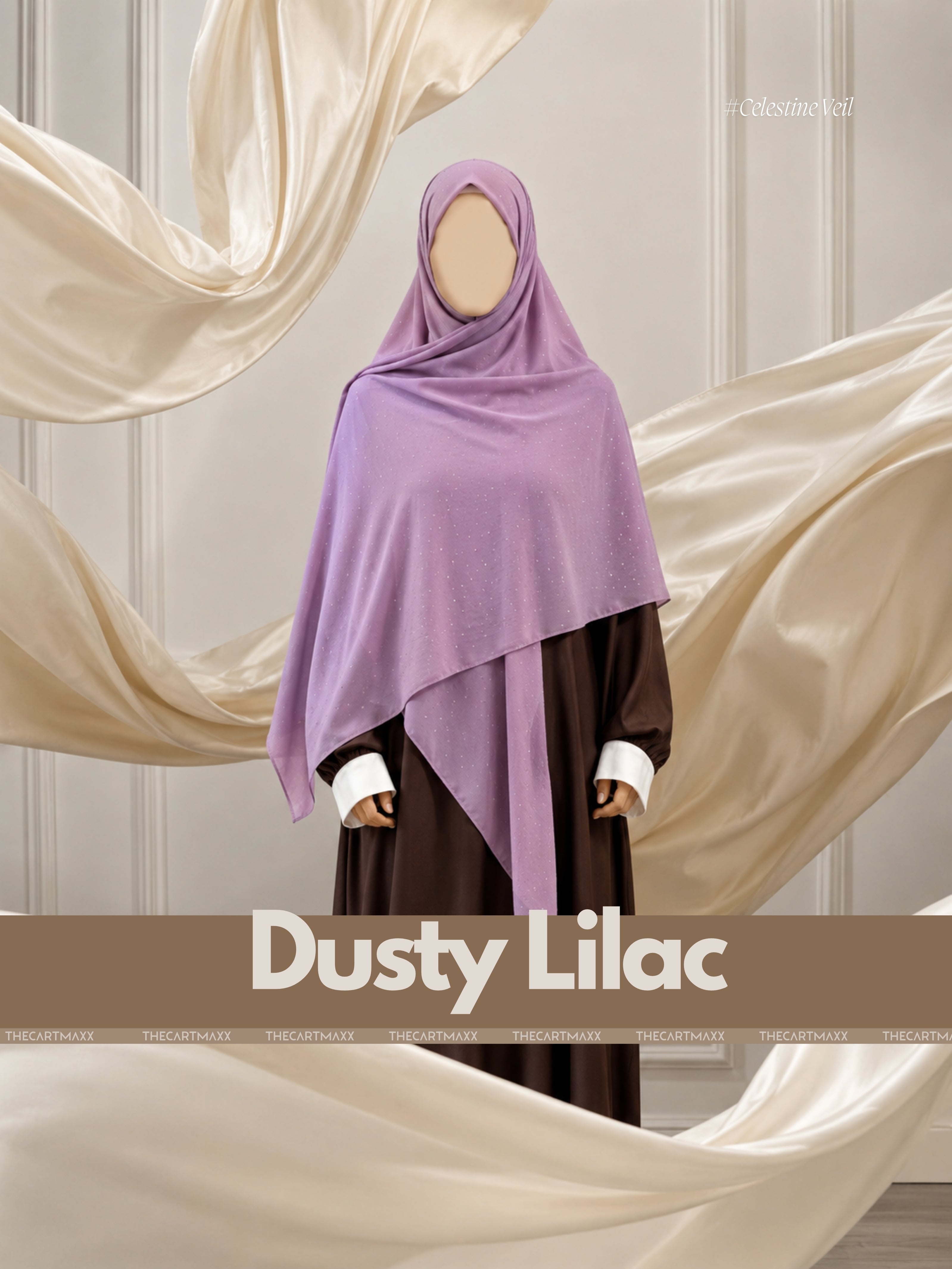 Celestine Veil Georgette Hijabs