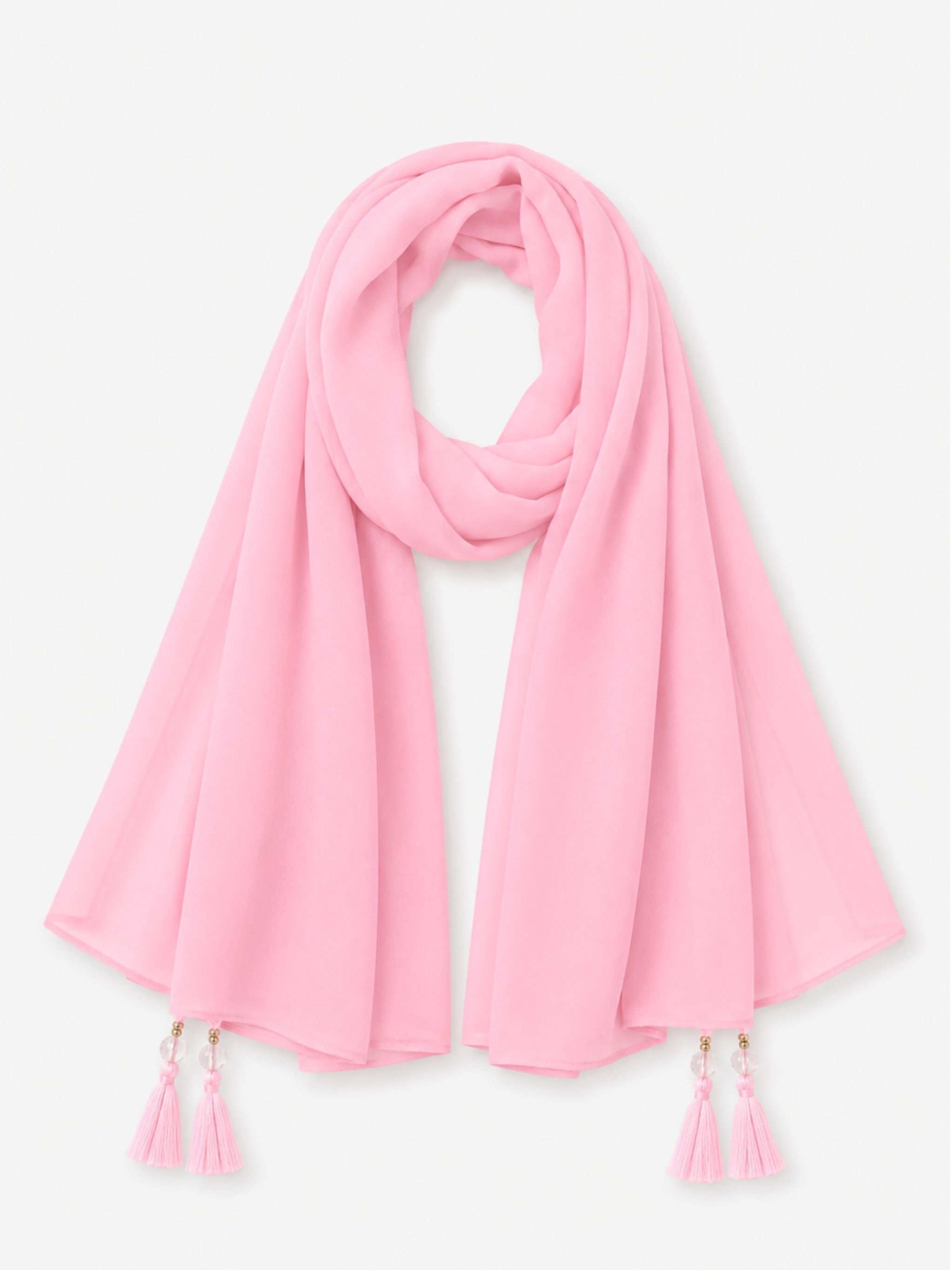 Classic Tassel Georgette Hijabs