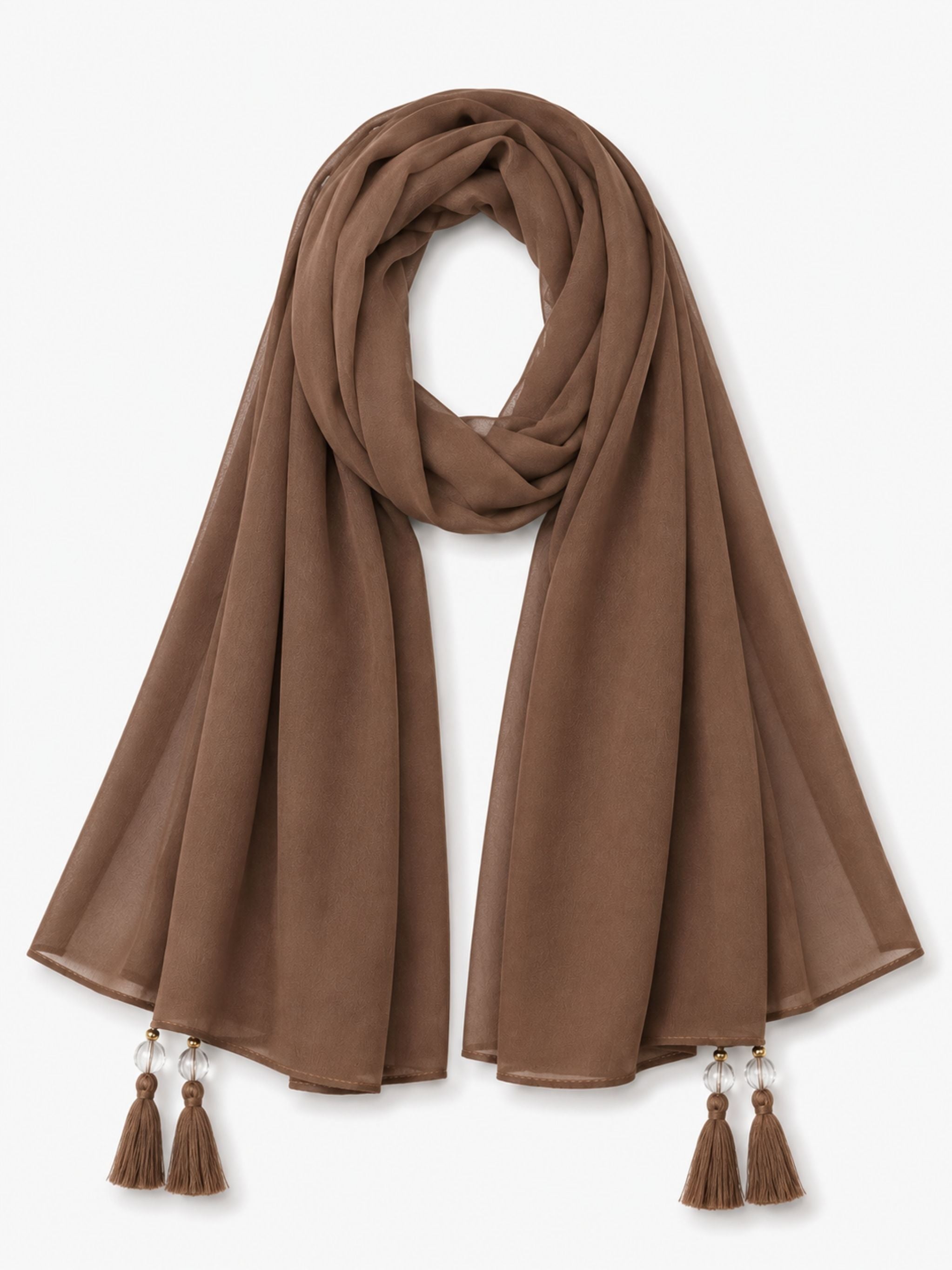 Classic Tassel Georgette Hijabs