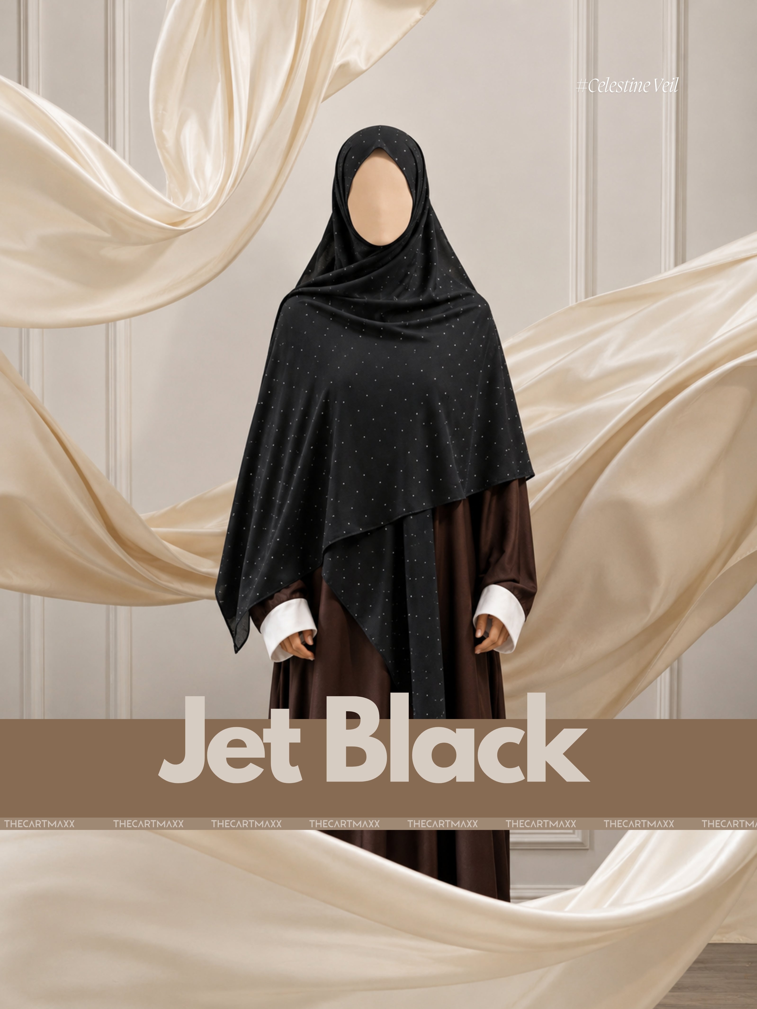 Celestine Veil Georgette Hijabs