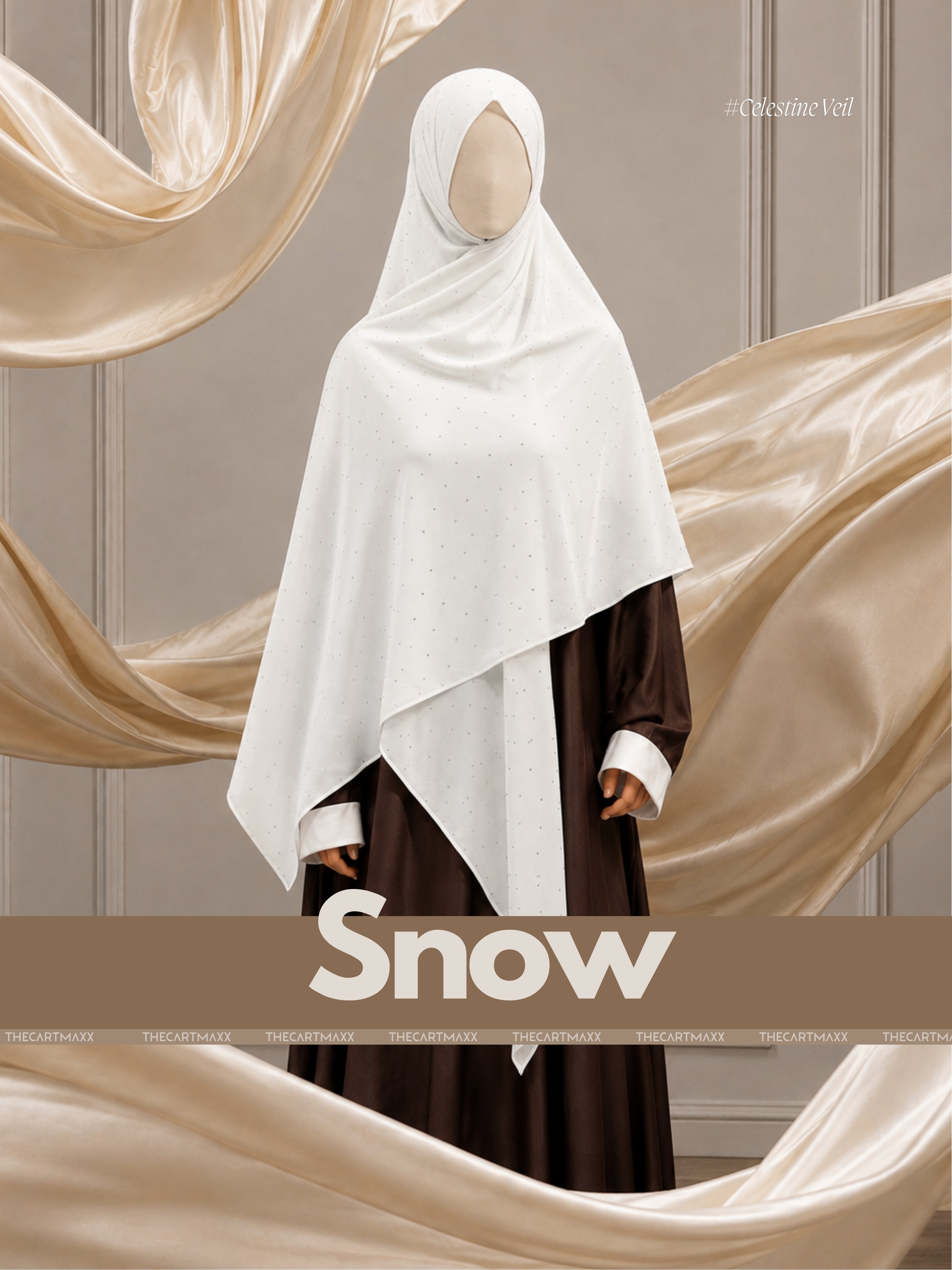 Celestine Veil Georgette Hijabs