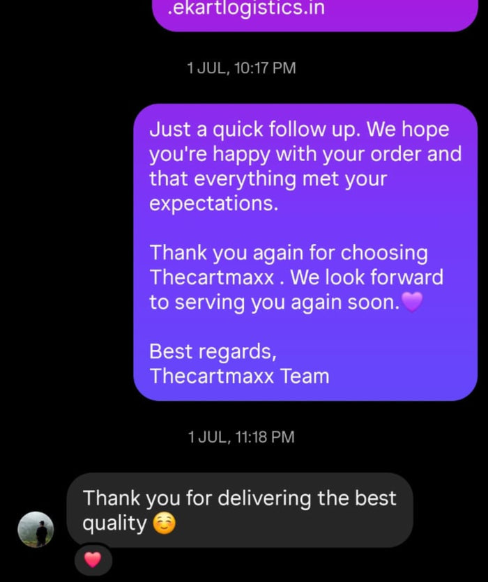 Customer review screenshot