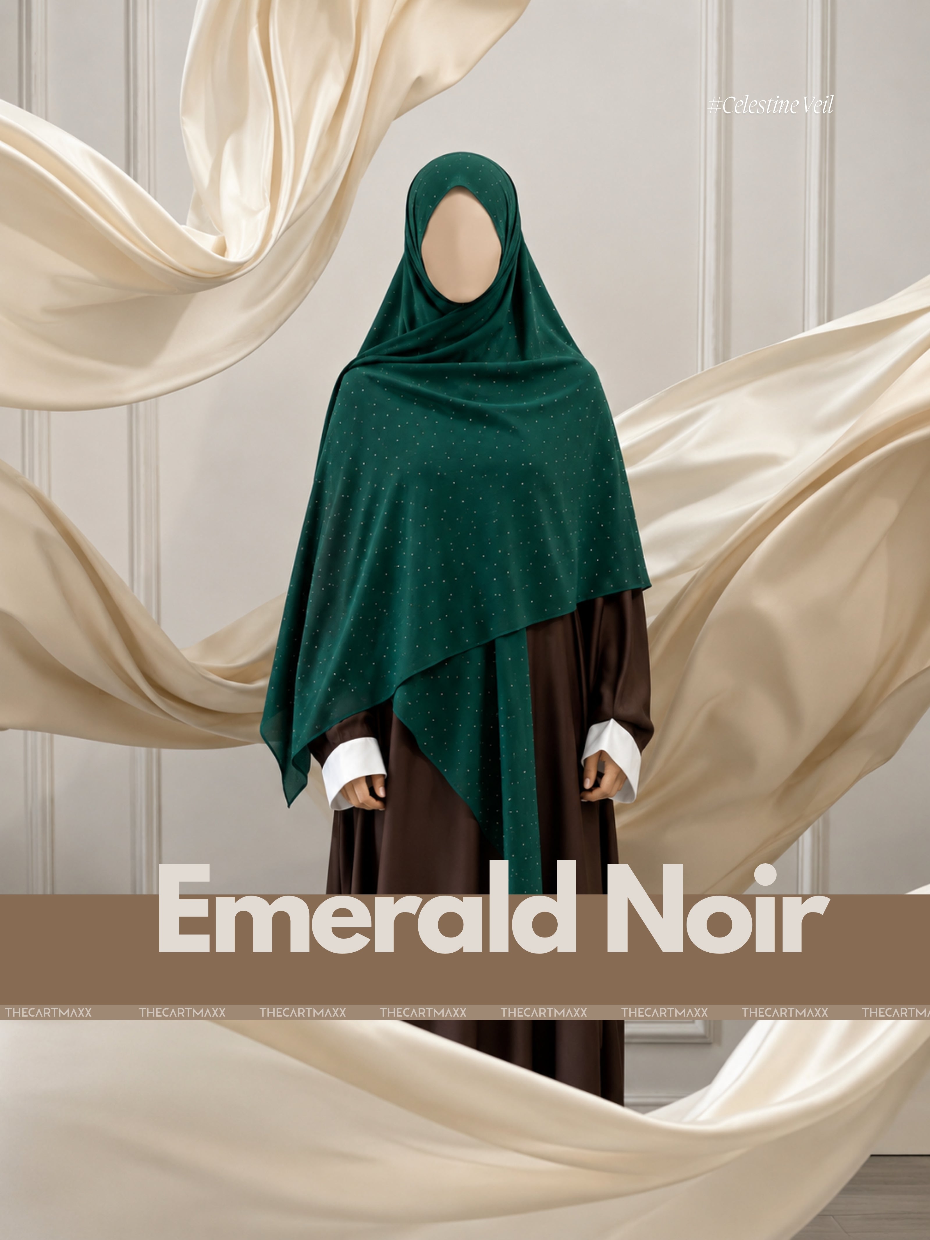Celestine Veil Georgette Hijabs