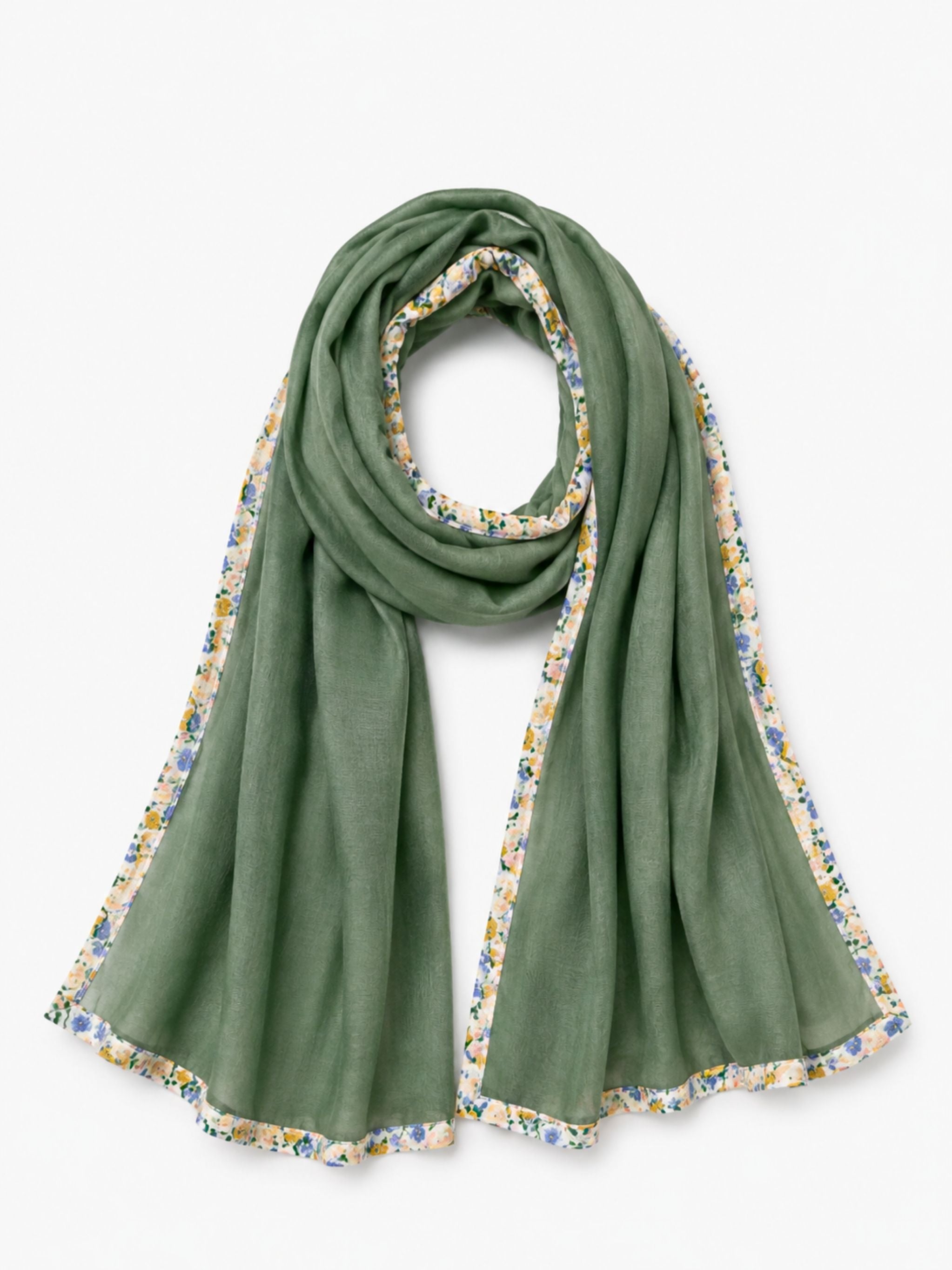 Luxe Crimson Bloom Hijabs