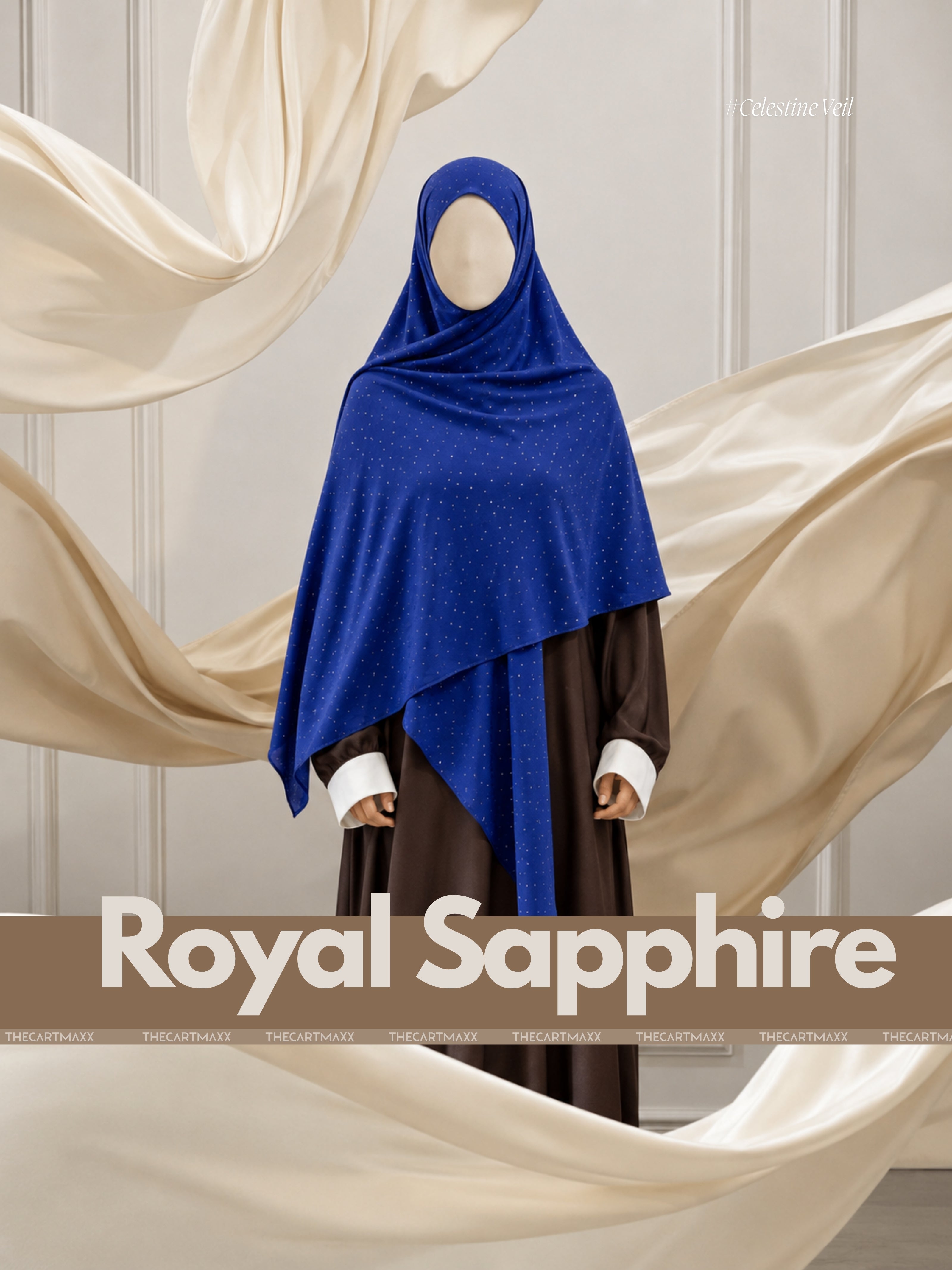 Celestine Veil Georgette Hijabs