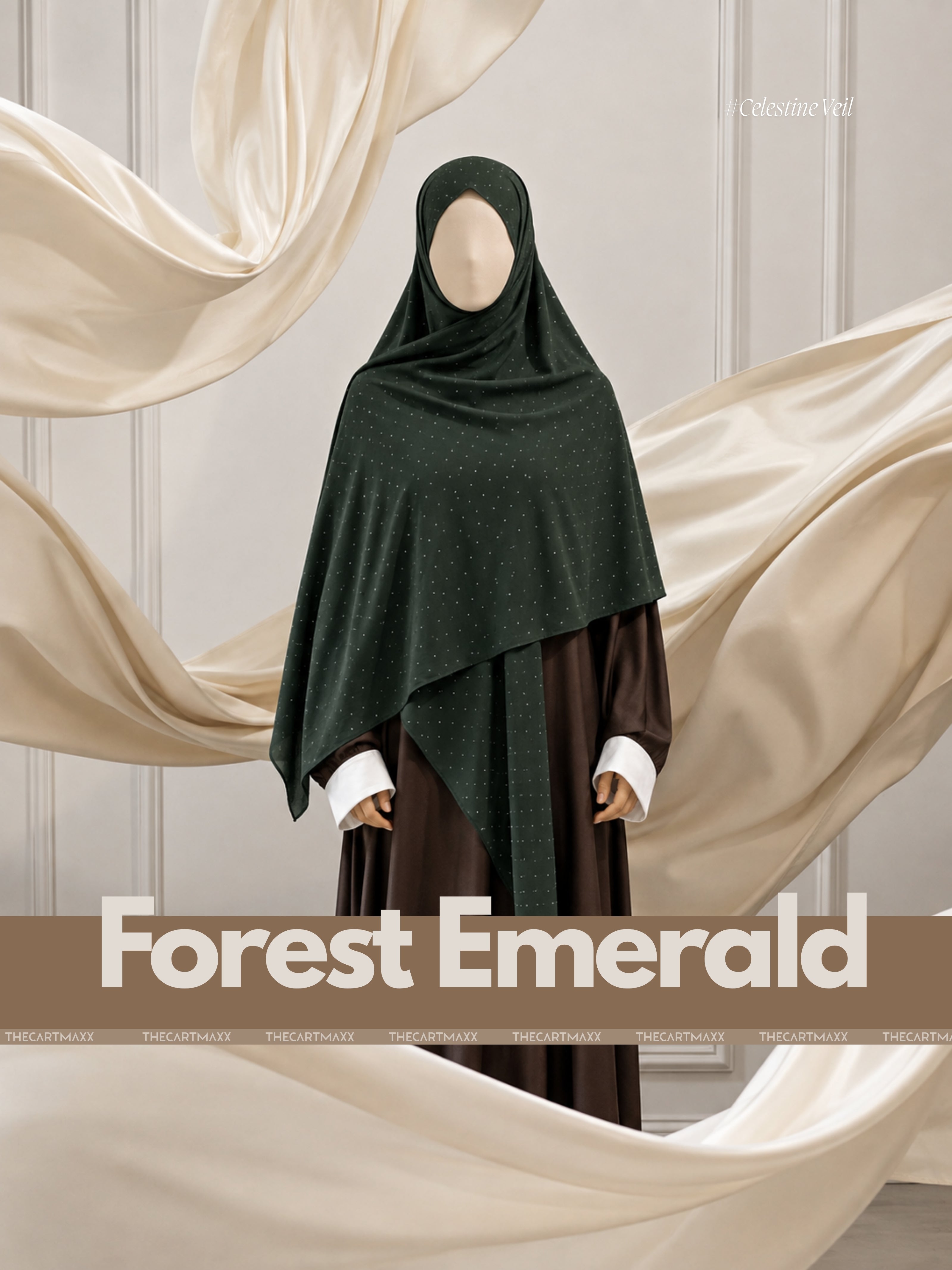 Celestine Veil Georgette Hijabs
