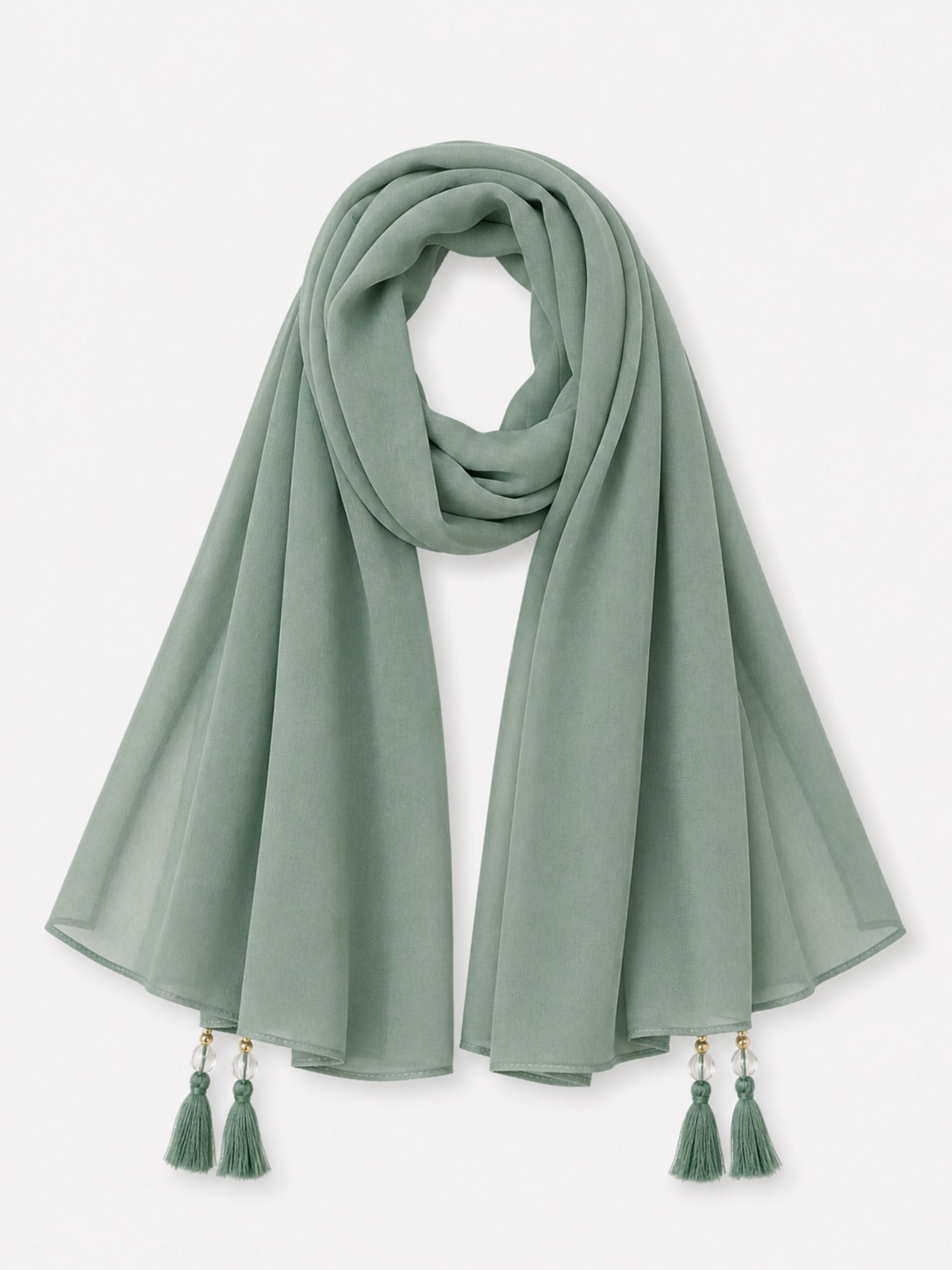 Classic Tassel Georgette Hijabs