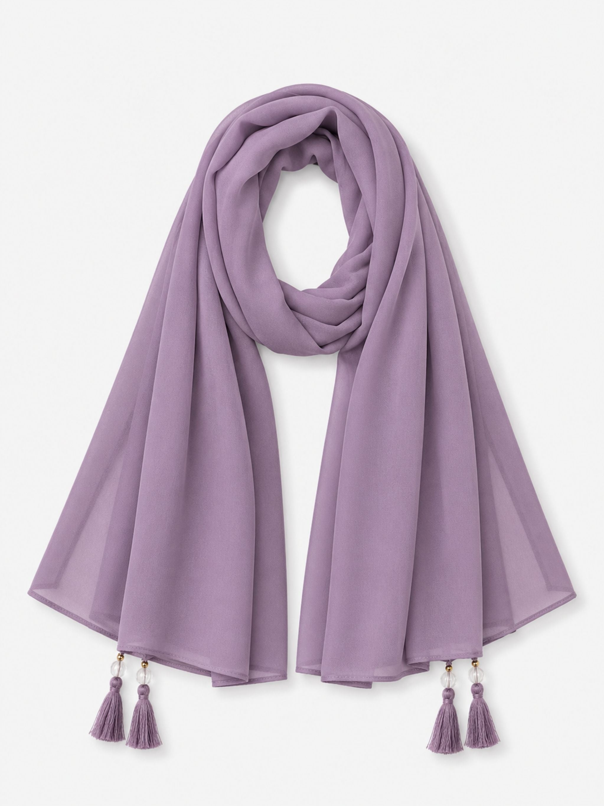 Classic Tassel Georgette Hijabs