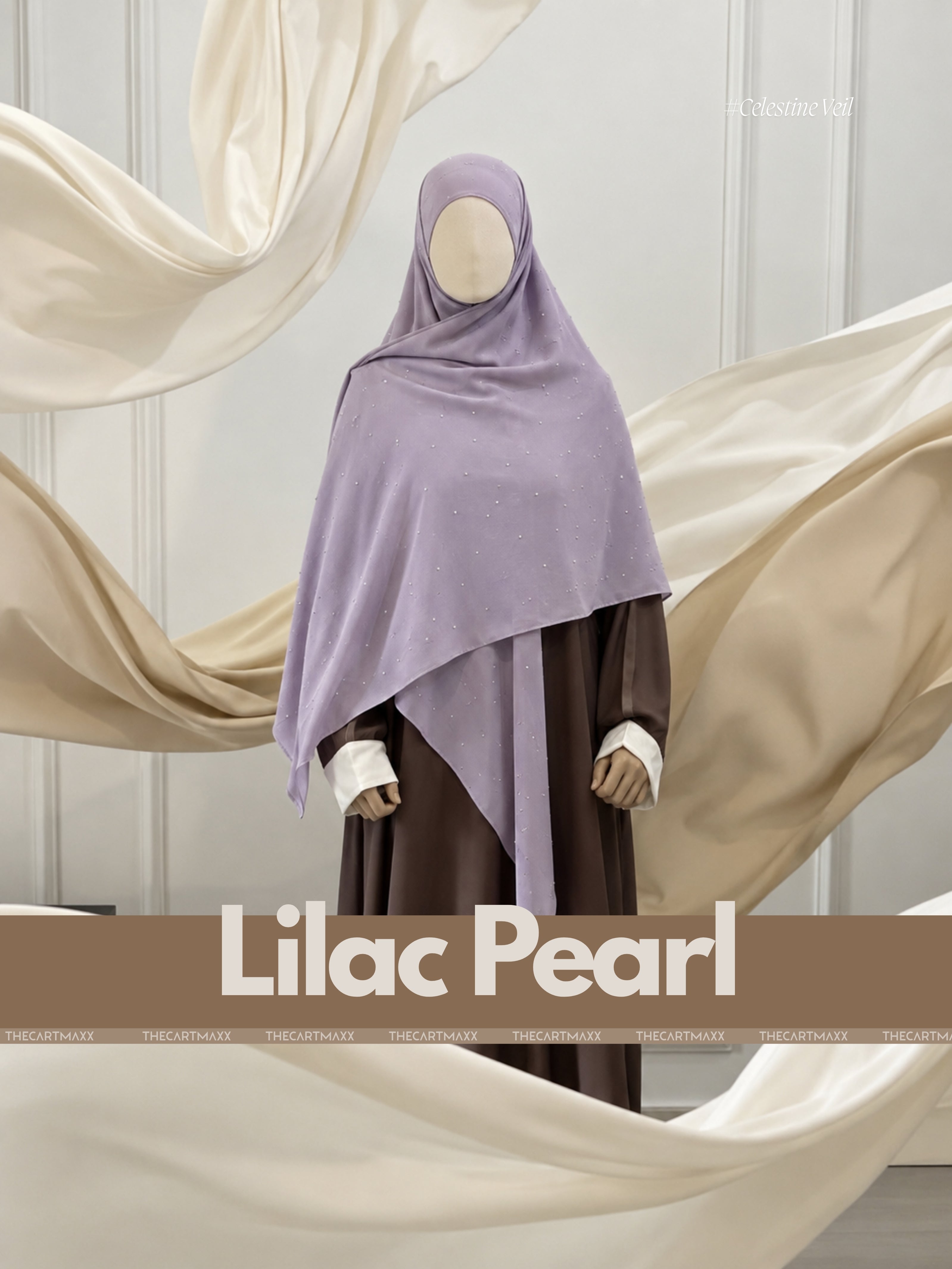 Celestine Veil Georgette Hijabs