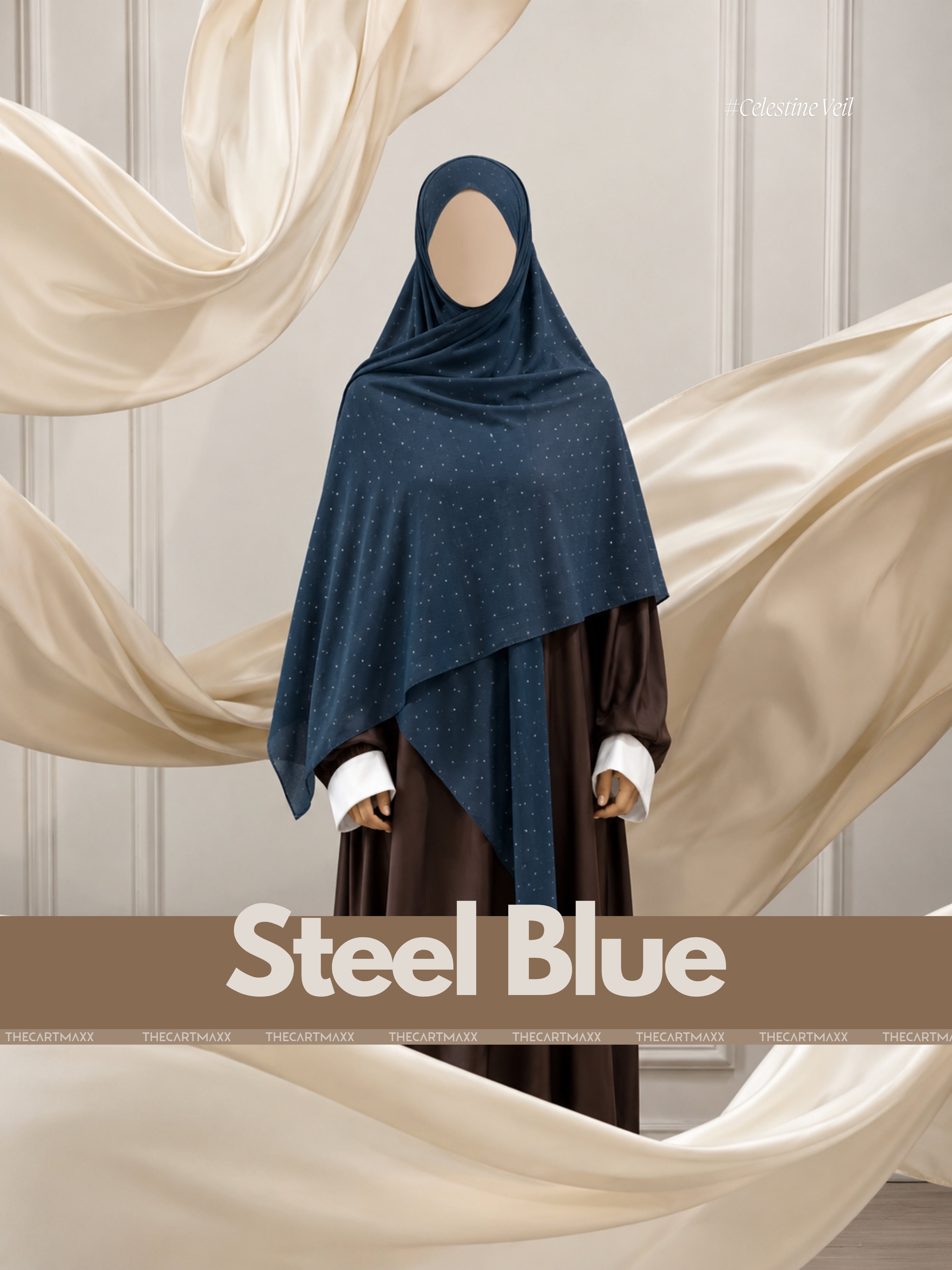 Celestine Veil Georgette Hijabs