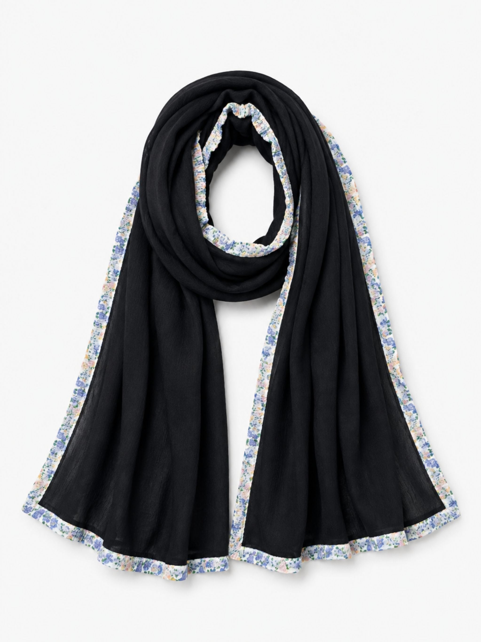 Luxe Crimson Bloom Hijabs