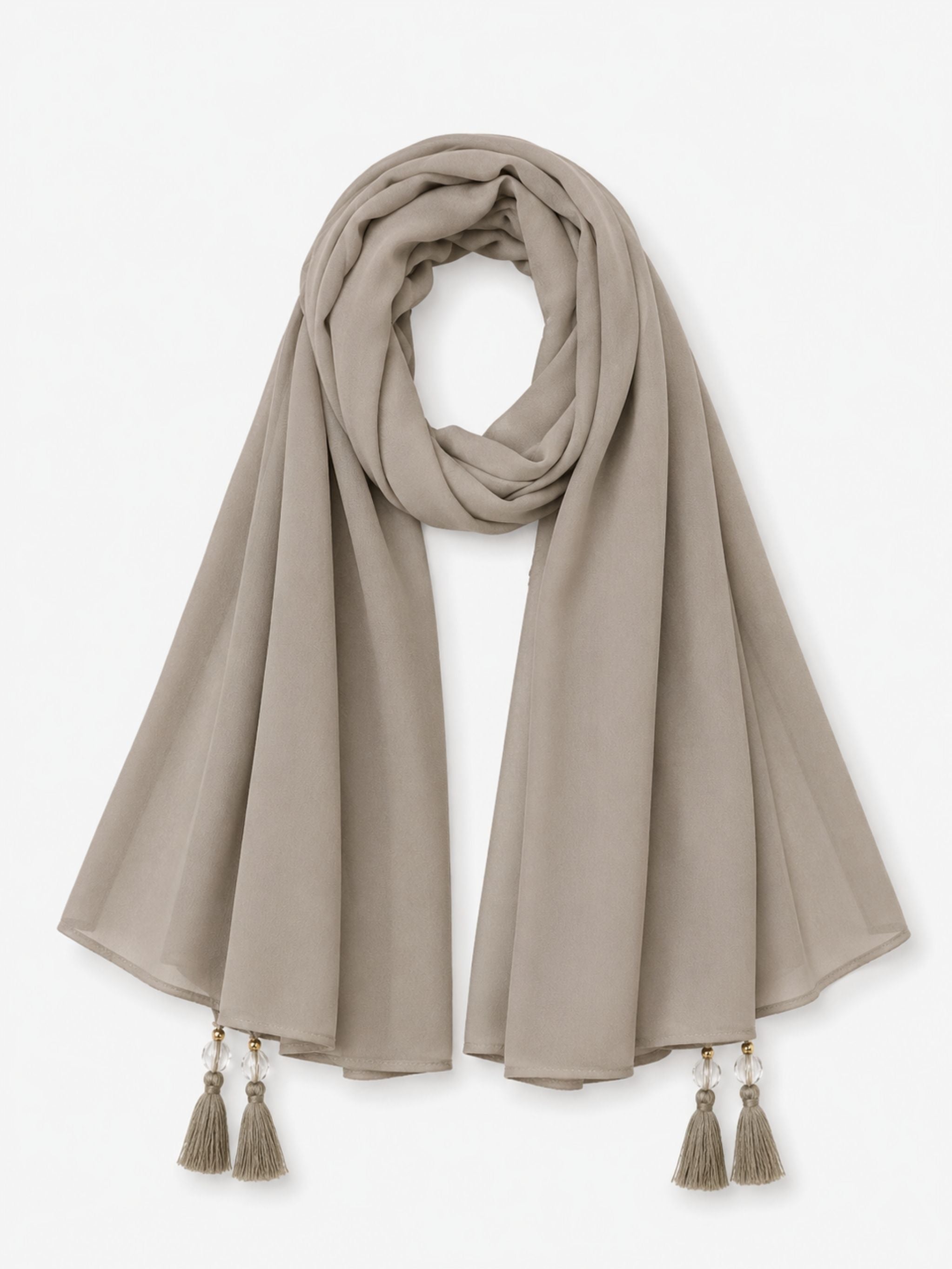 Classic Tassel Georgette Hijabs