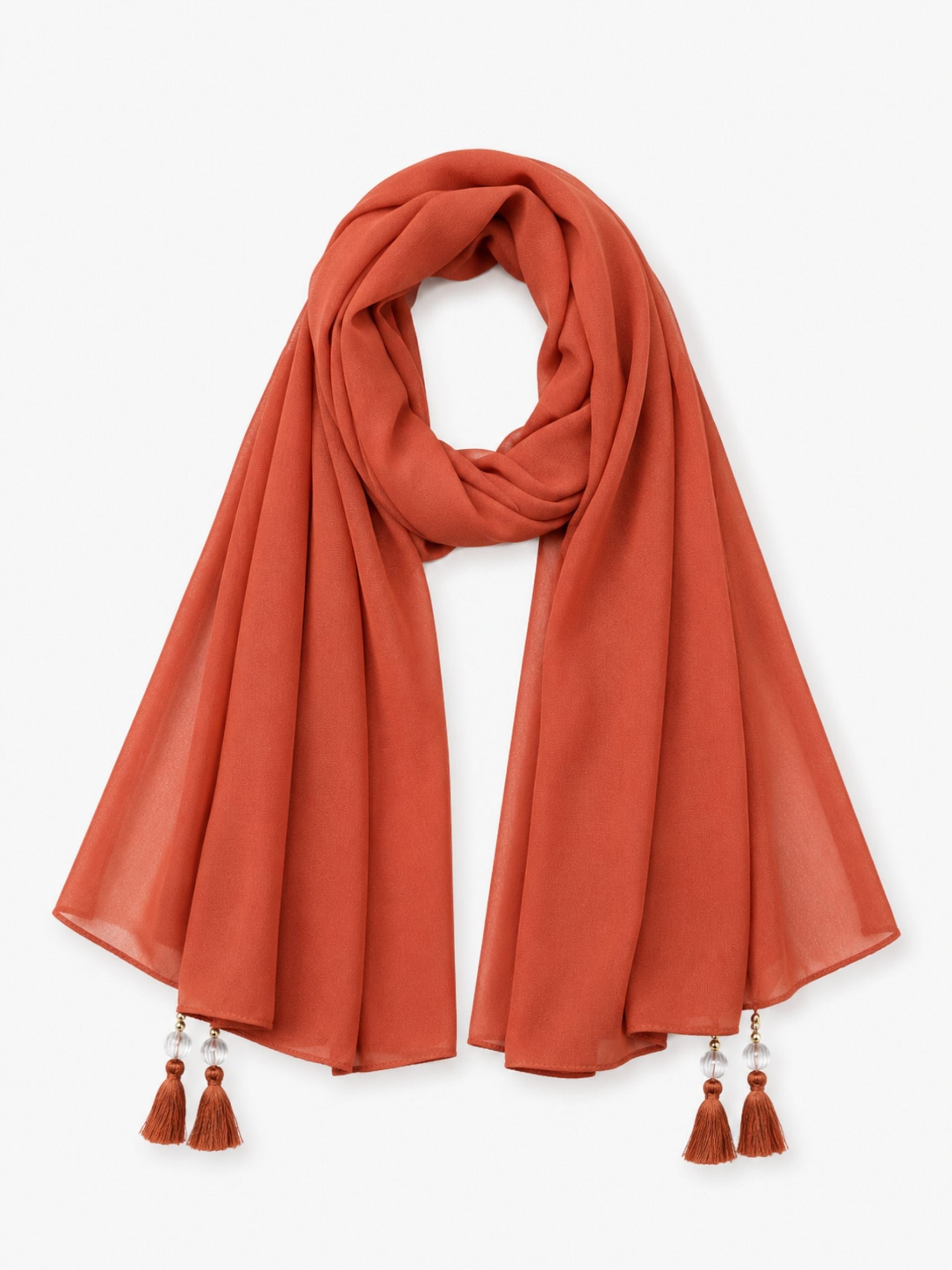 Classic Tassel Georgette Hijabs
