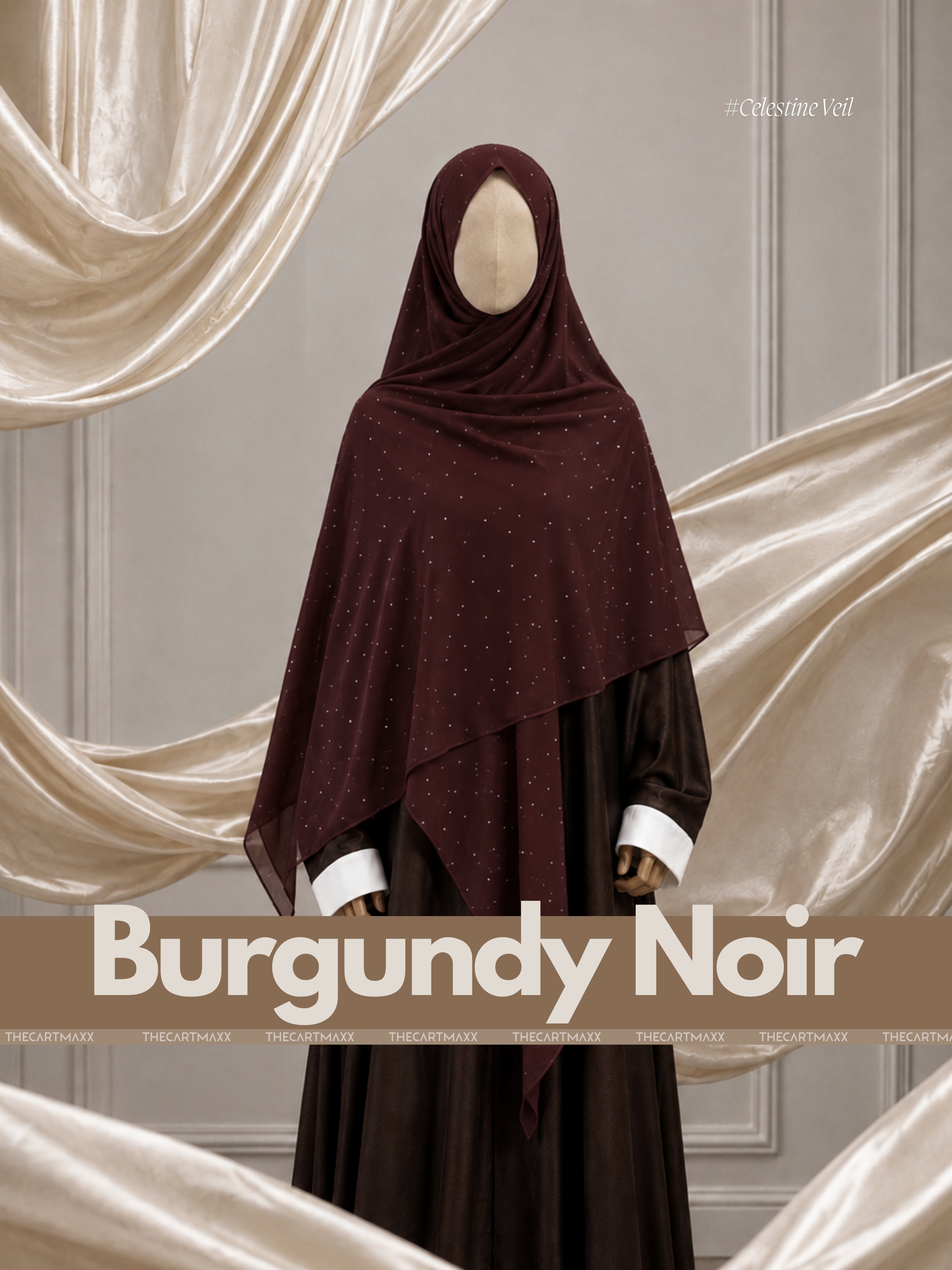 Celestine Veil Georgette Hijabs