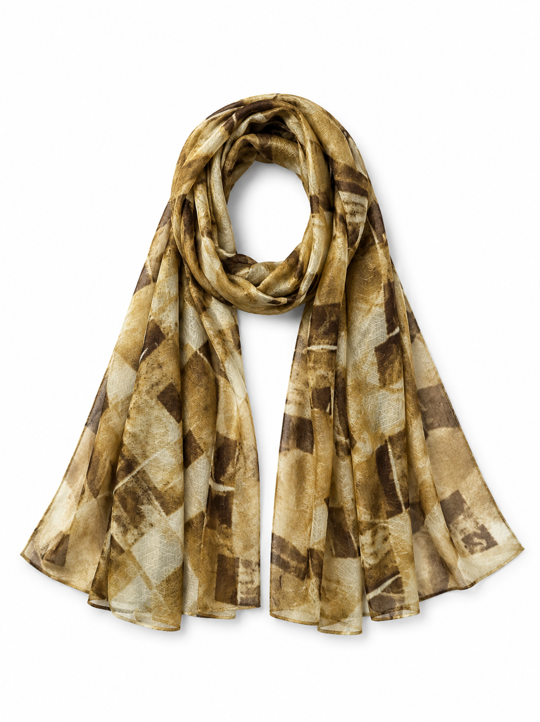 Gentleman Cotton-Linen Printed Hijabs