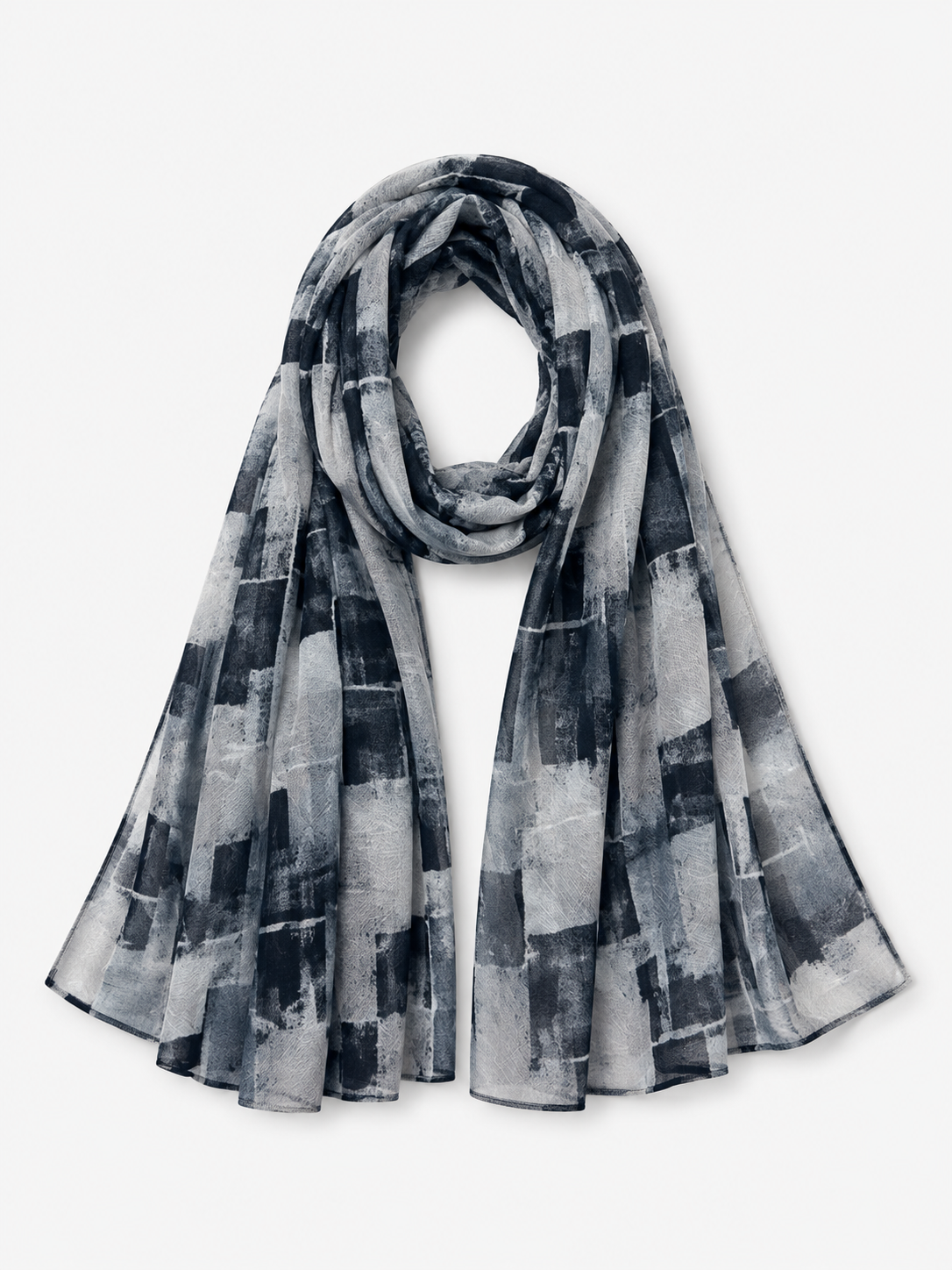 Gentleman Cotton-Linen Printed Hijabs