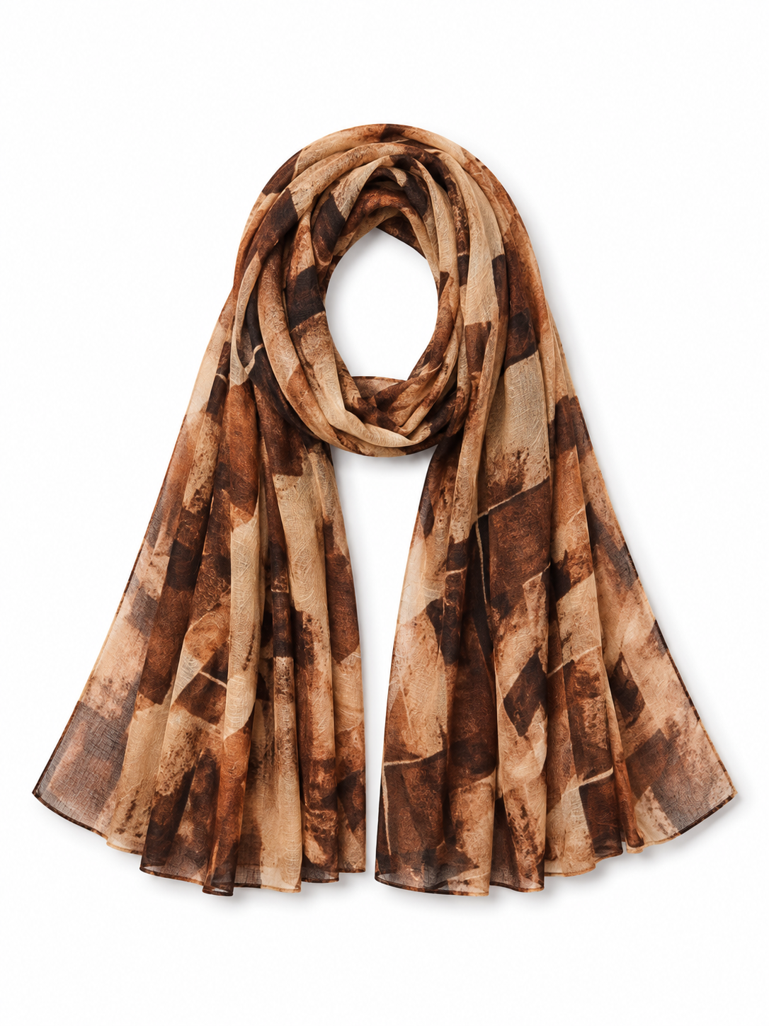 Gentleman Cotton-Linen Printed Hijabs