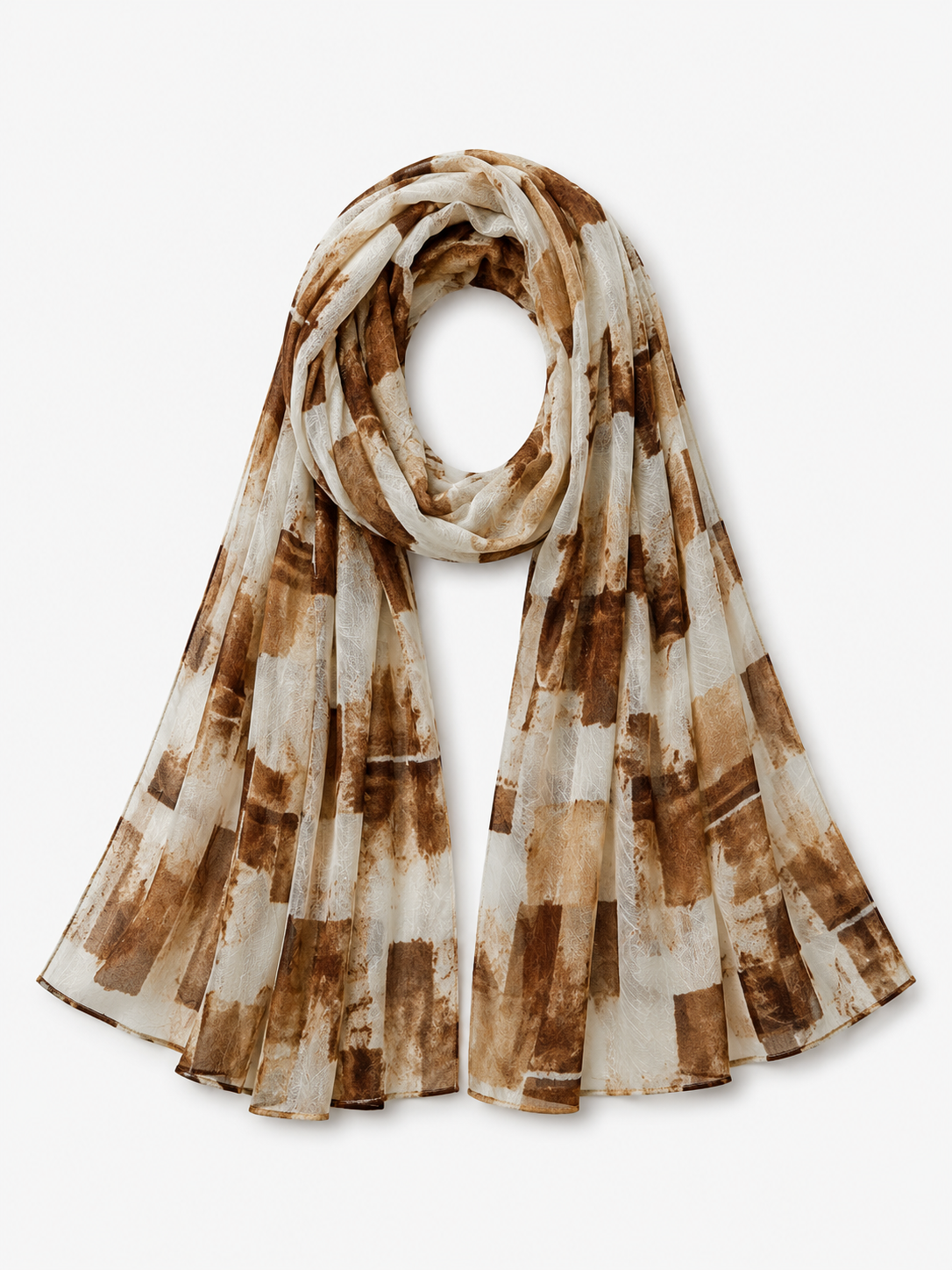 Gentleman Cotton-Linen Printed Hijabs