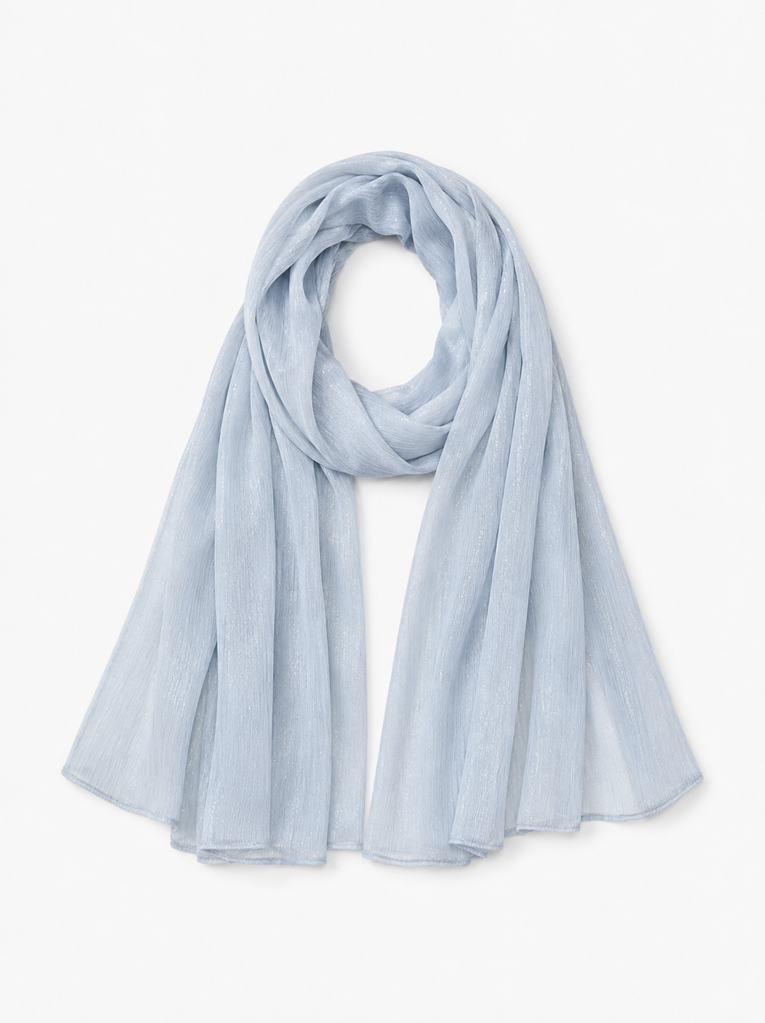 Crinkle Shimmer Chiffon Hijabs