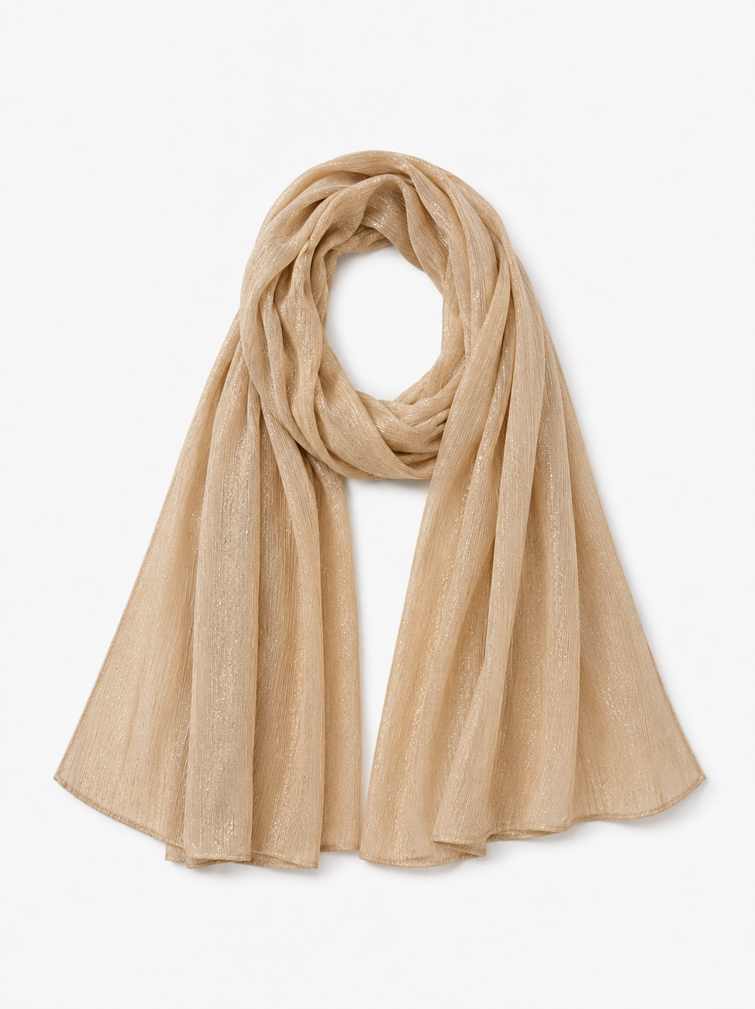 Crinkle Shimmer Chiffon Hijabs