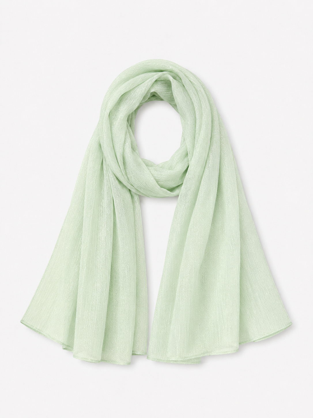 Crinkle Shimmer Chiffon Hijabs
