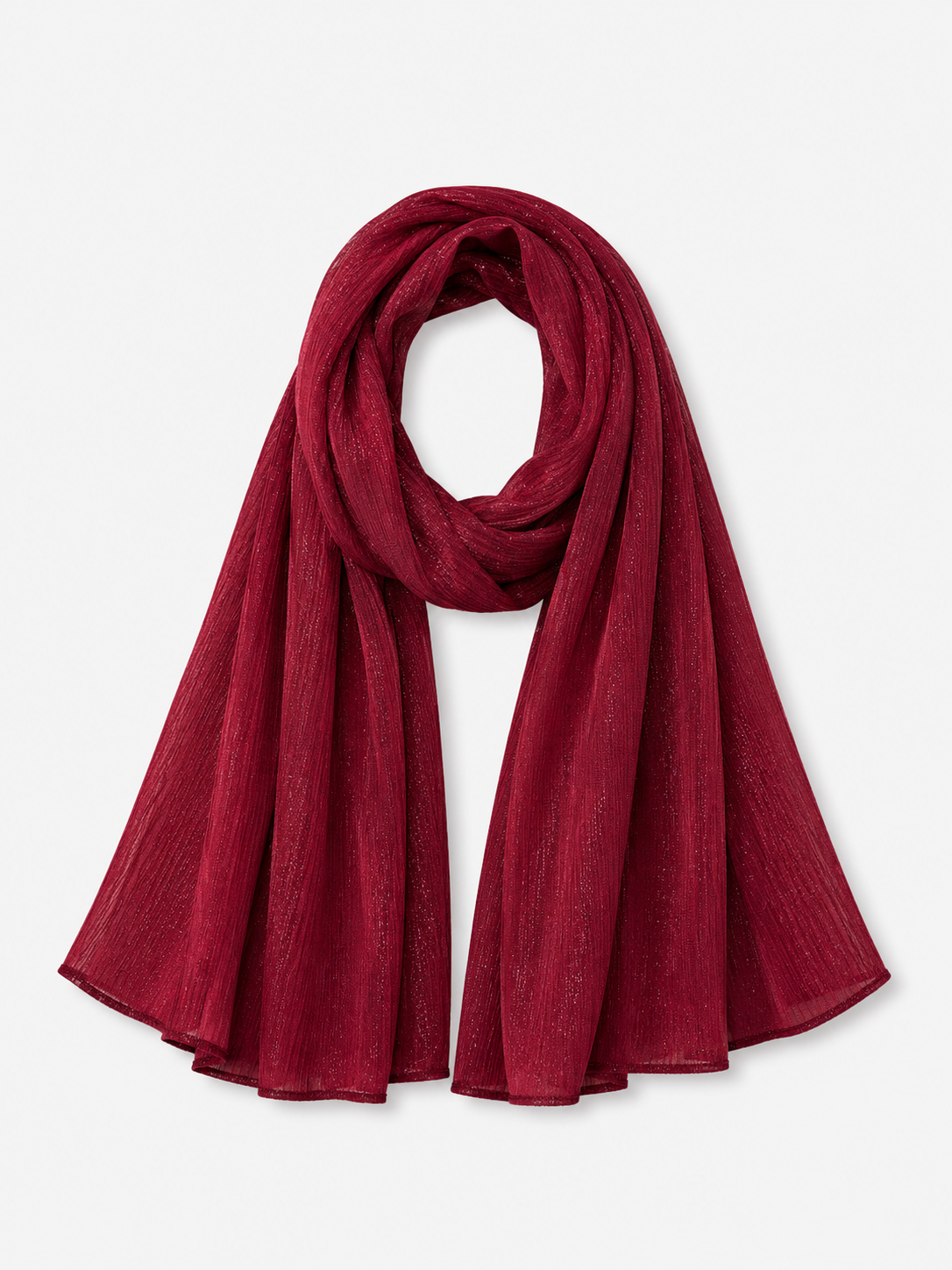 Crinkle Shimmer Chiffon Hijabs
