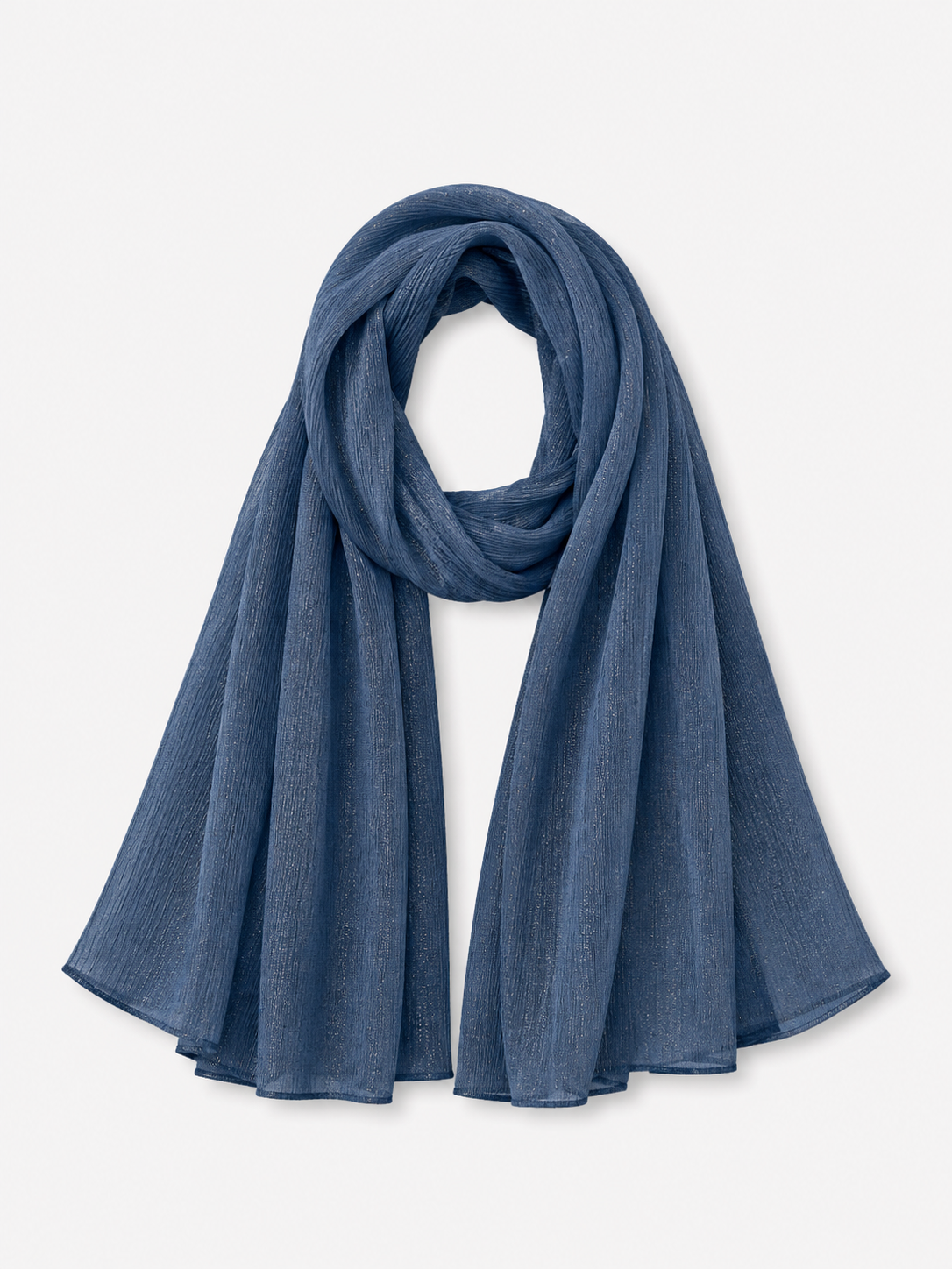 Crinkle Shimmer Chiffon Hijabs