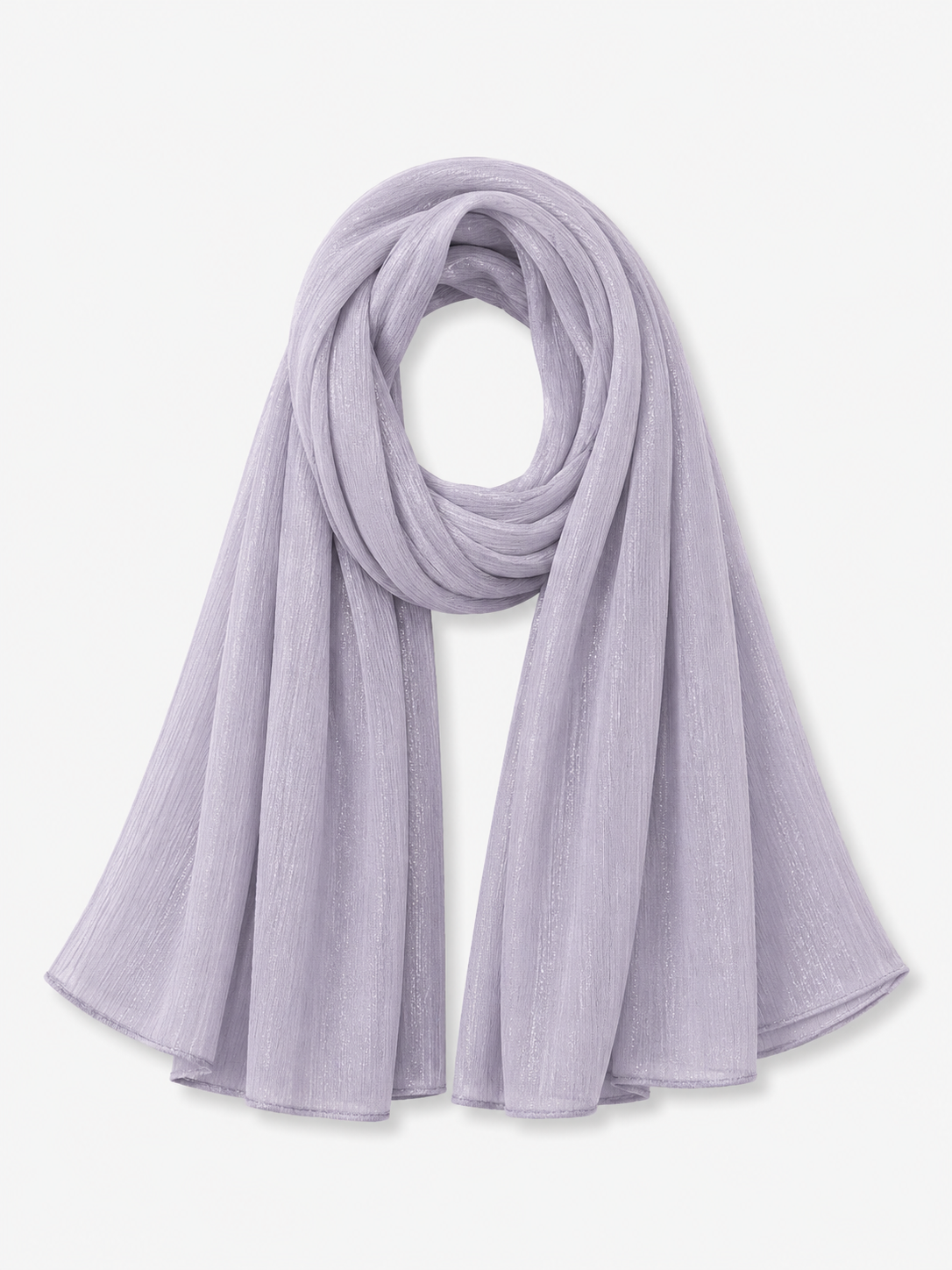 Crinkle Shimmer Chiffon Hijabs