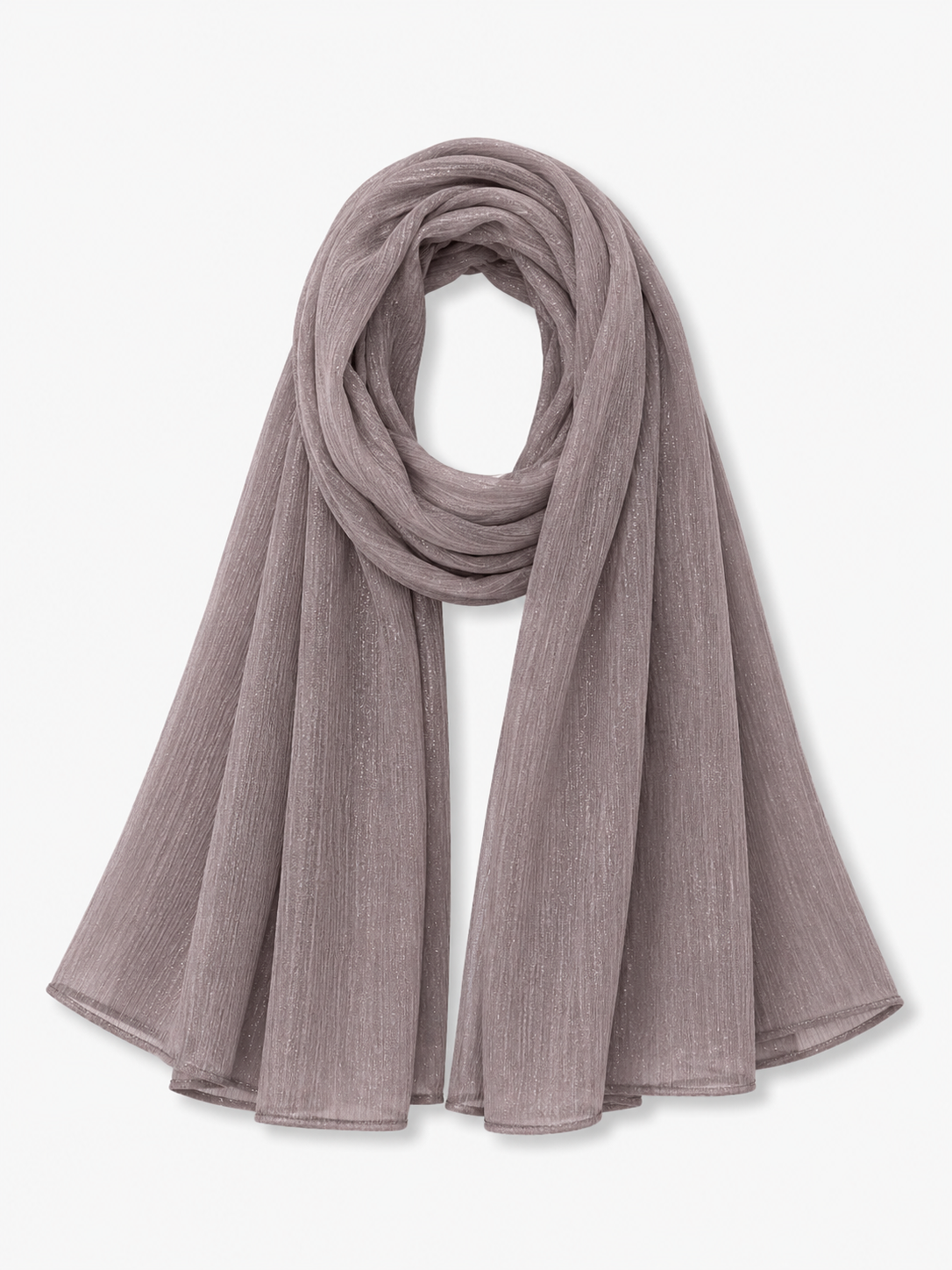 Crinkle Shimmer Chiffon Hijabs