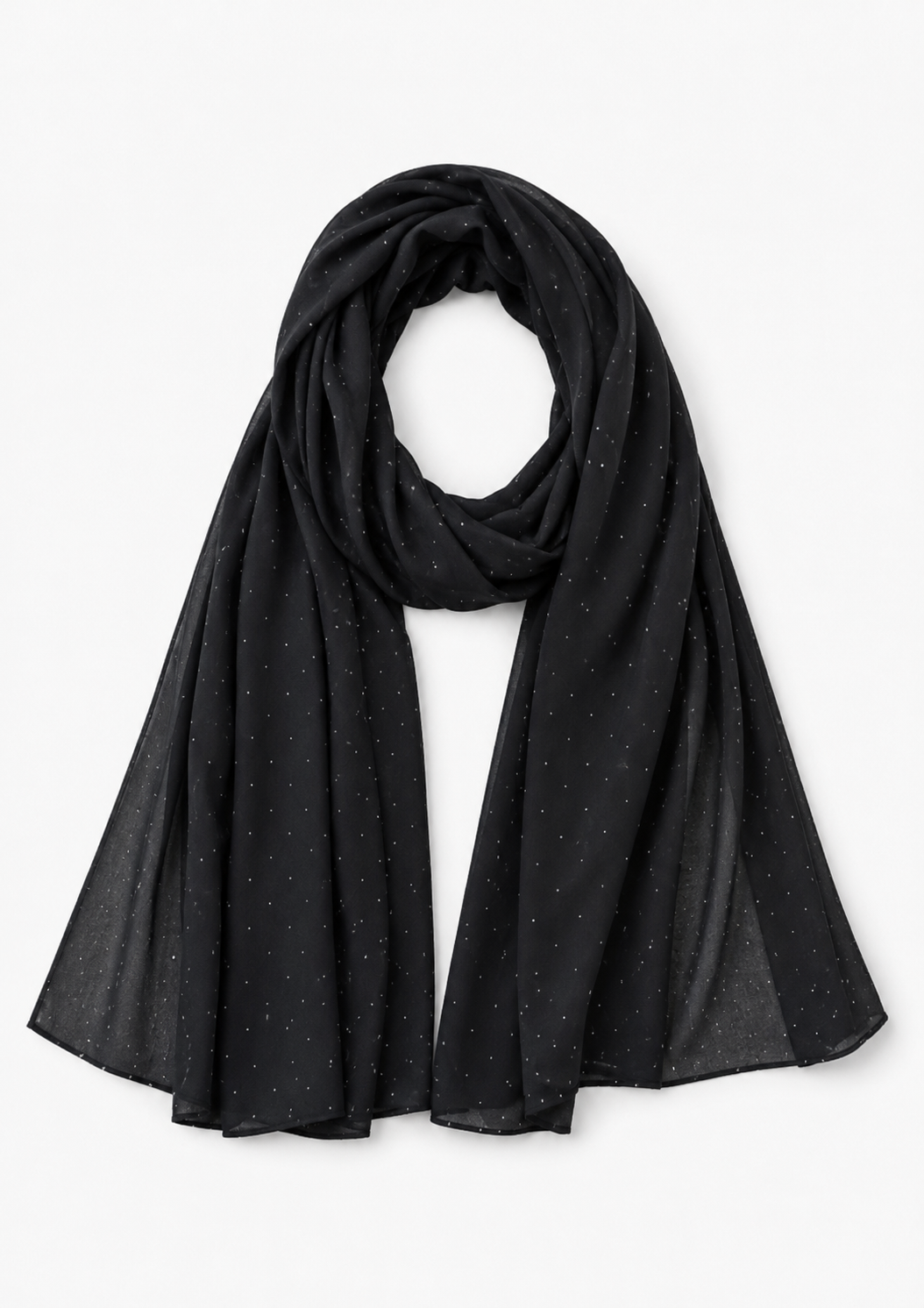 Classic Pleated Georgette Hijabs