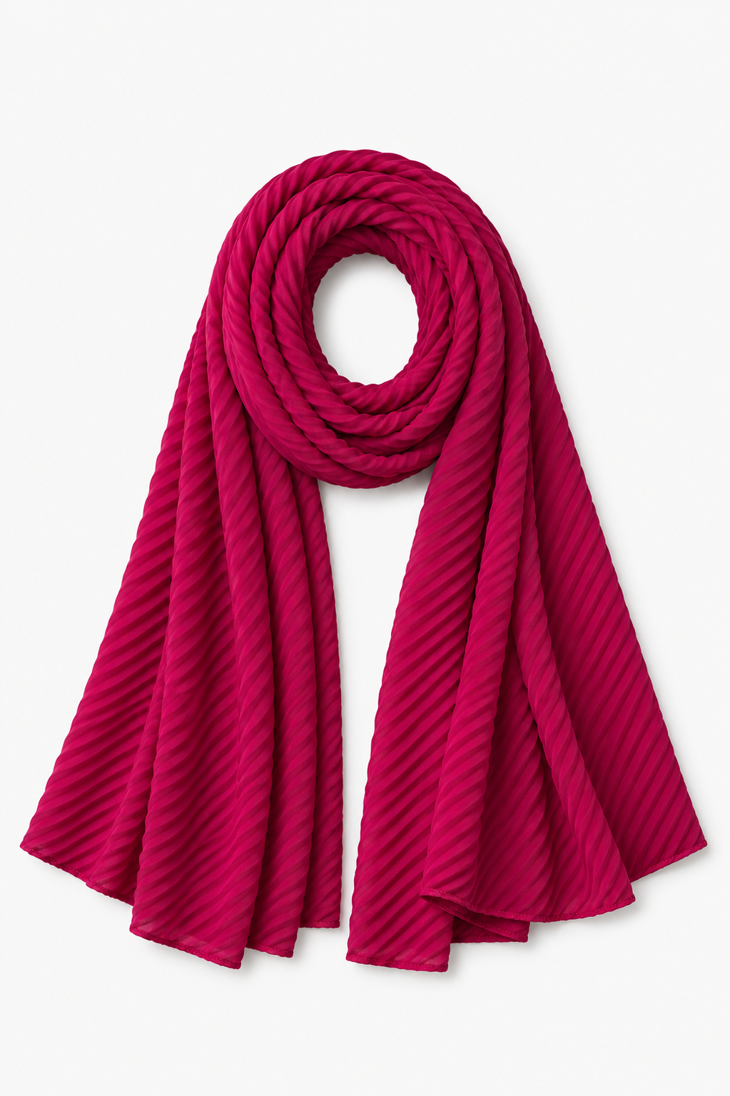 Classic Pleated Georgette Hijabs