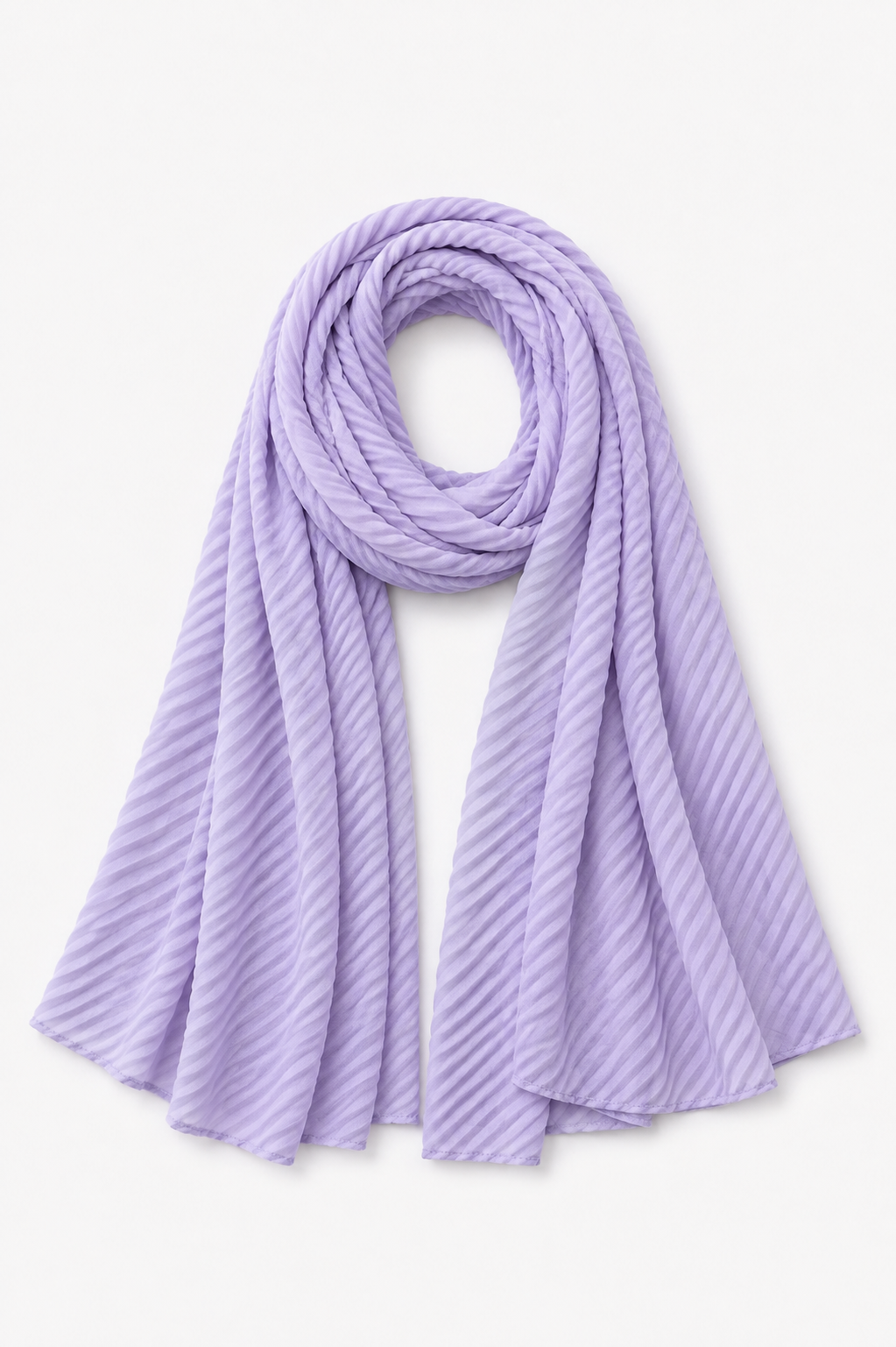 Classic Pleated Georgette Hijabs
