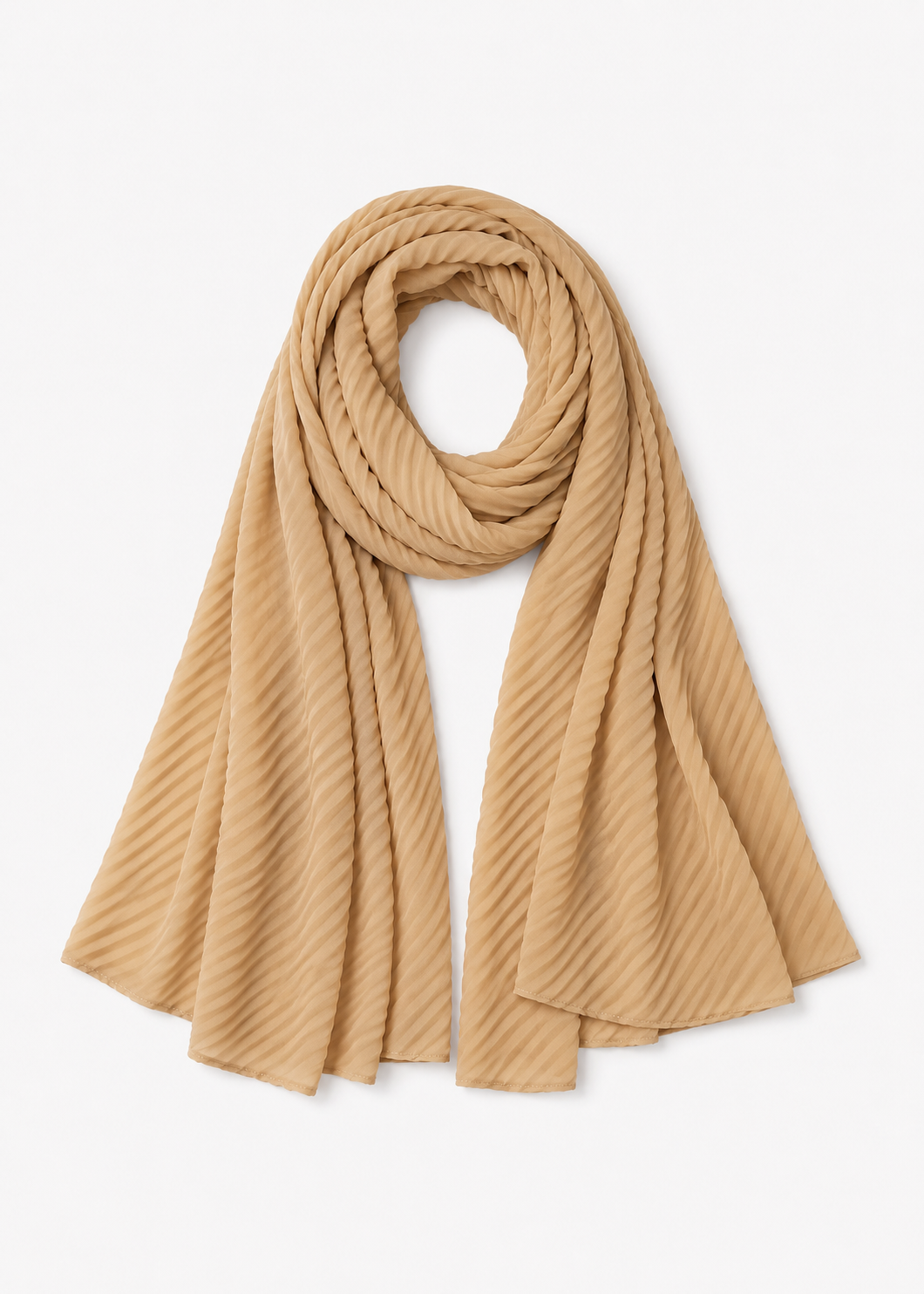Classic Pleated Georgette Hijabs