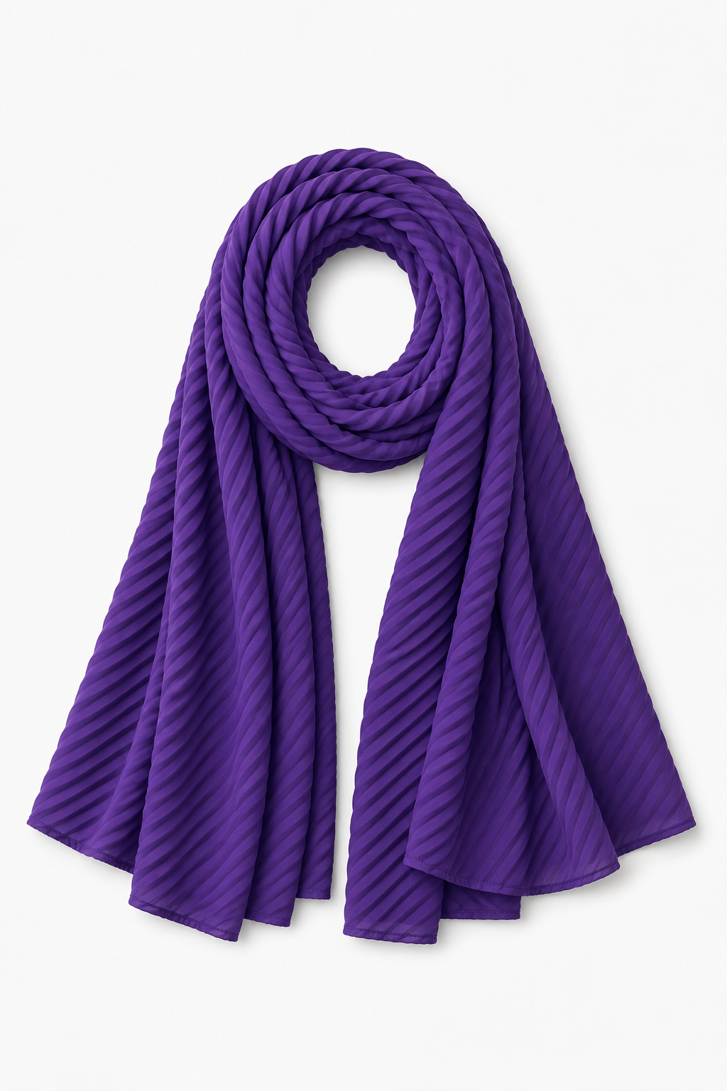 Classic Pleated Georgette Hijabs