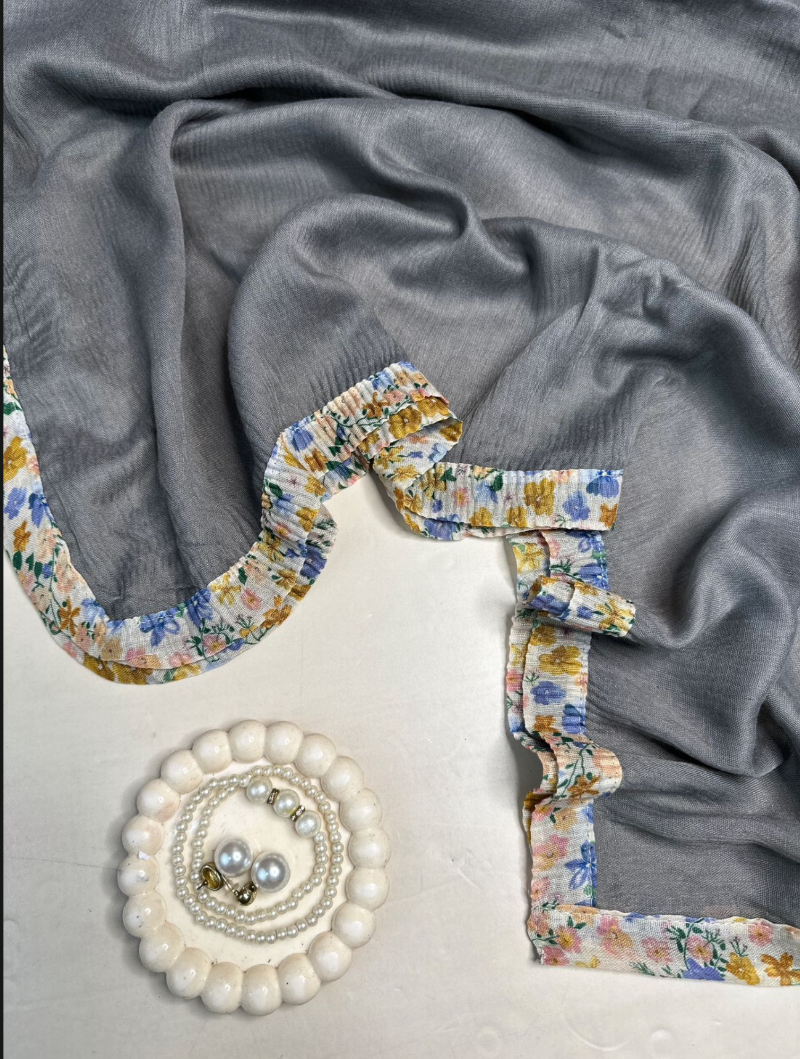 Luxe Crimson Bloom Hijabs