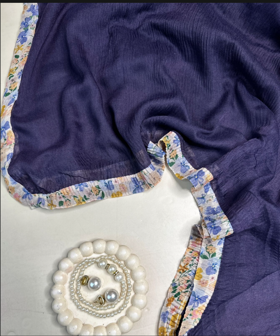 Luxe Crimson Bloom Hijabs
