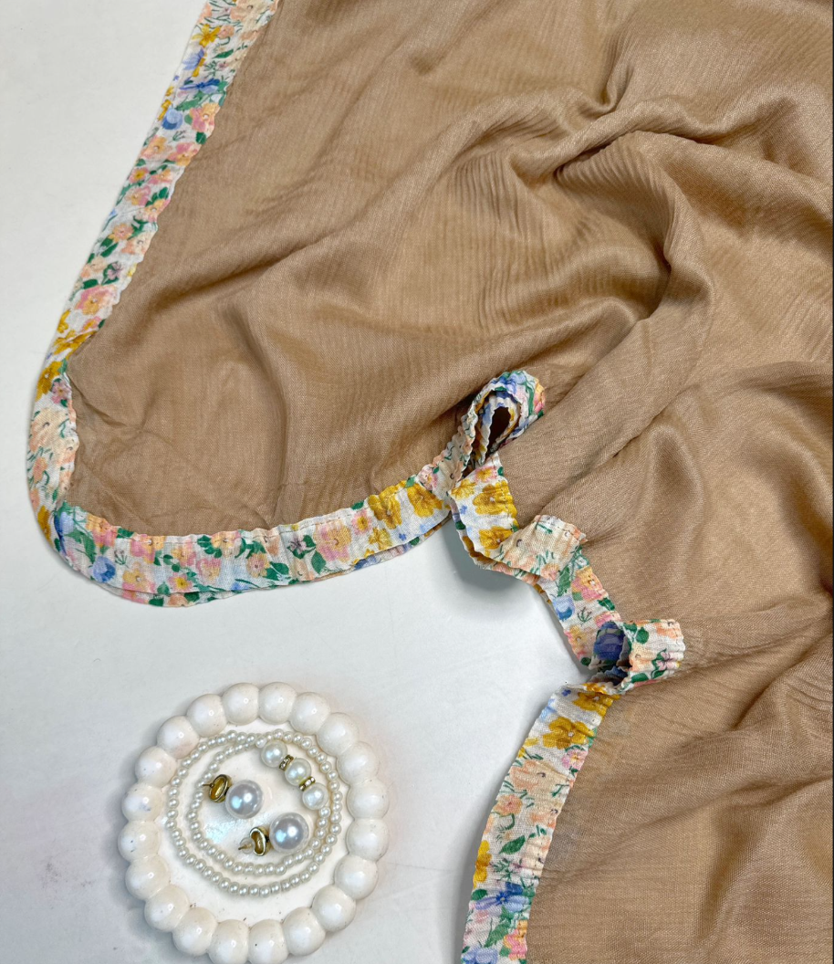 Luxe Crimson Bloom Hijabs