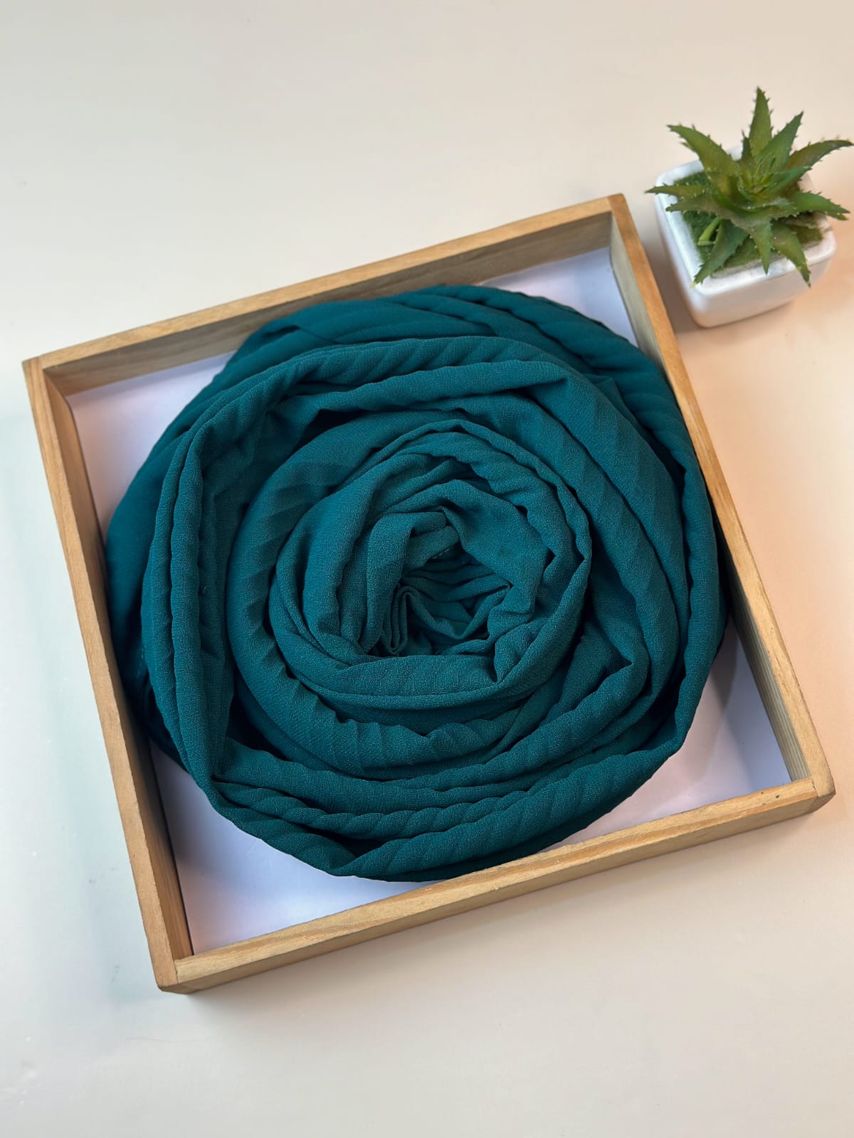 Classic Pleated Georgette Hijabs