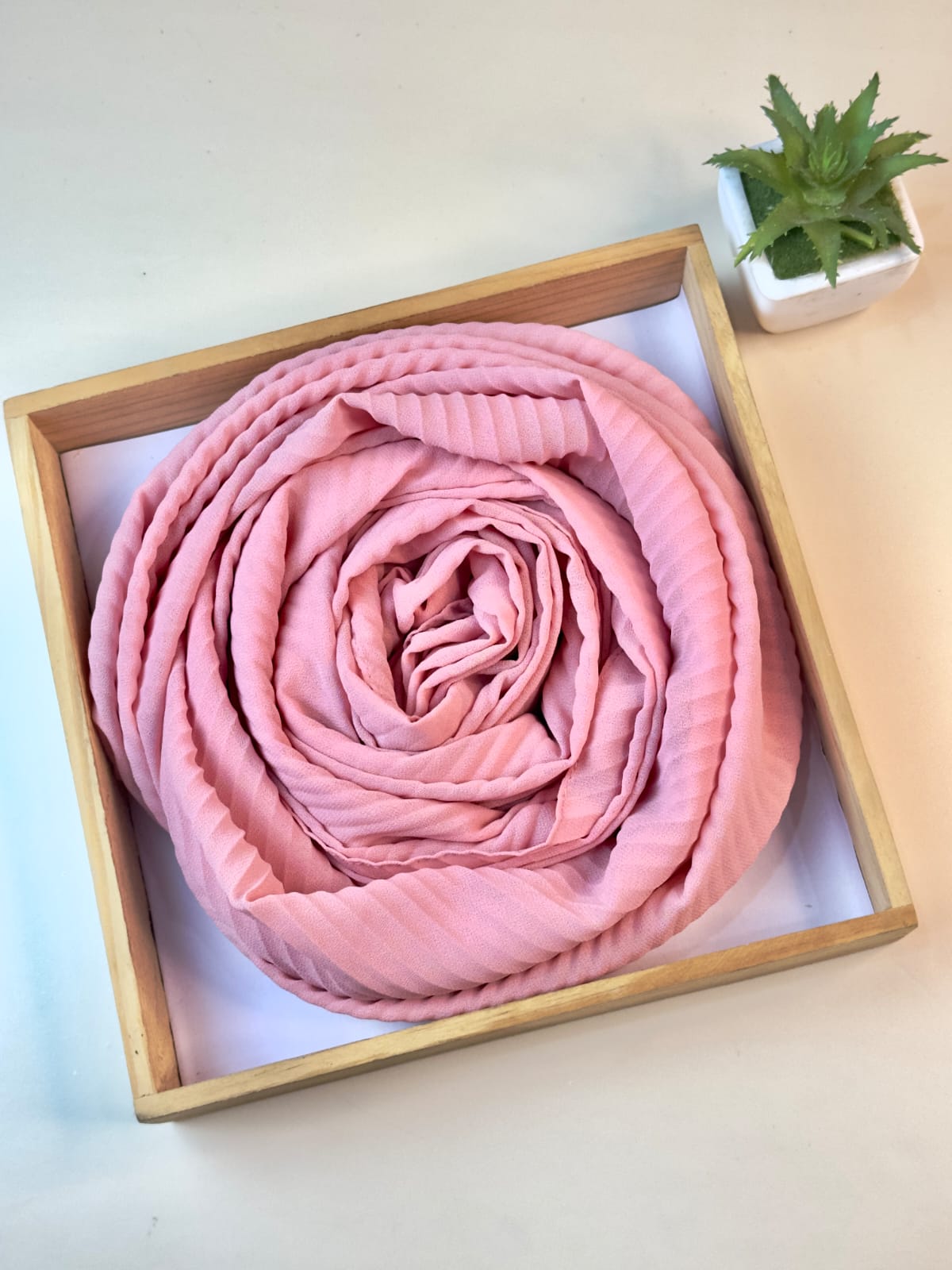 Classic Pleated Georgette Hijabs