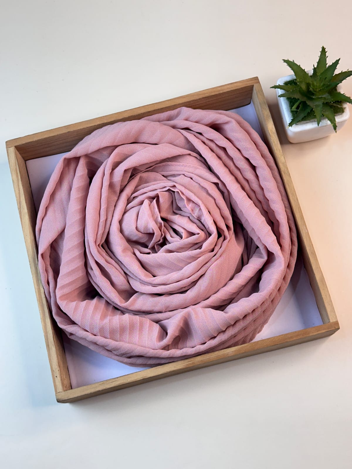 Classic Pleated Georgette Hijabs