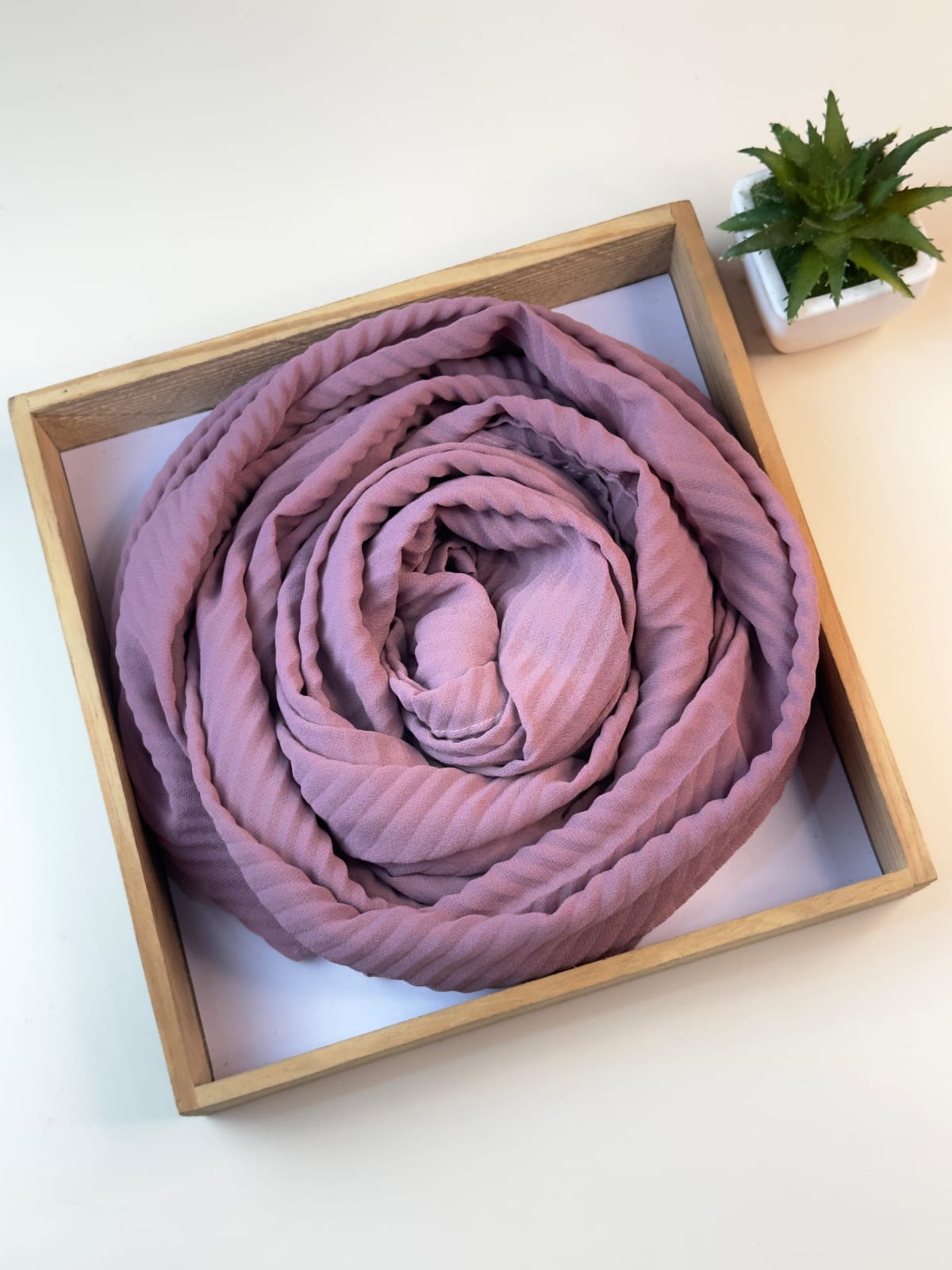 Classic Pleated Georgette Hijabs