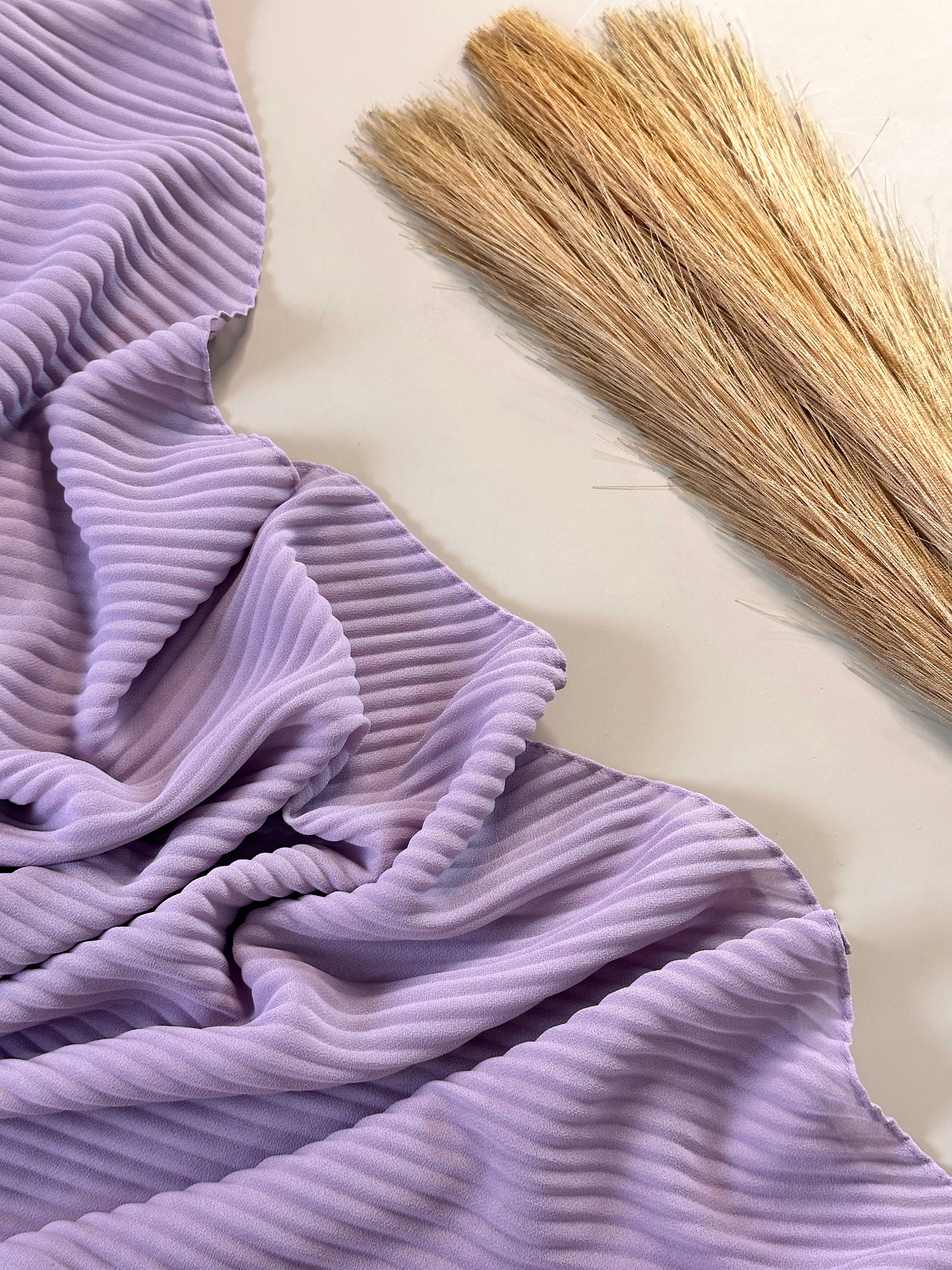 Classic Pleated Georgette Hijabs