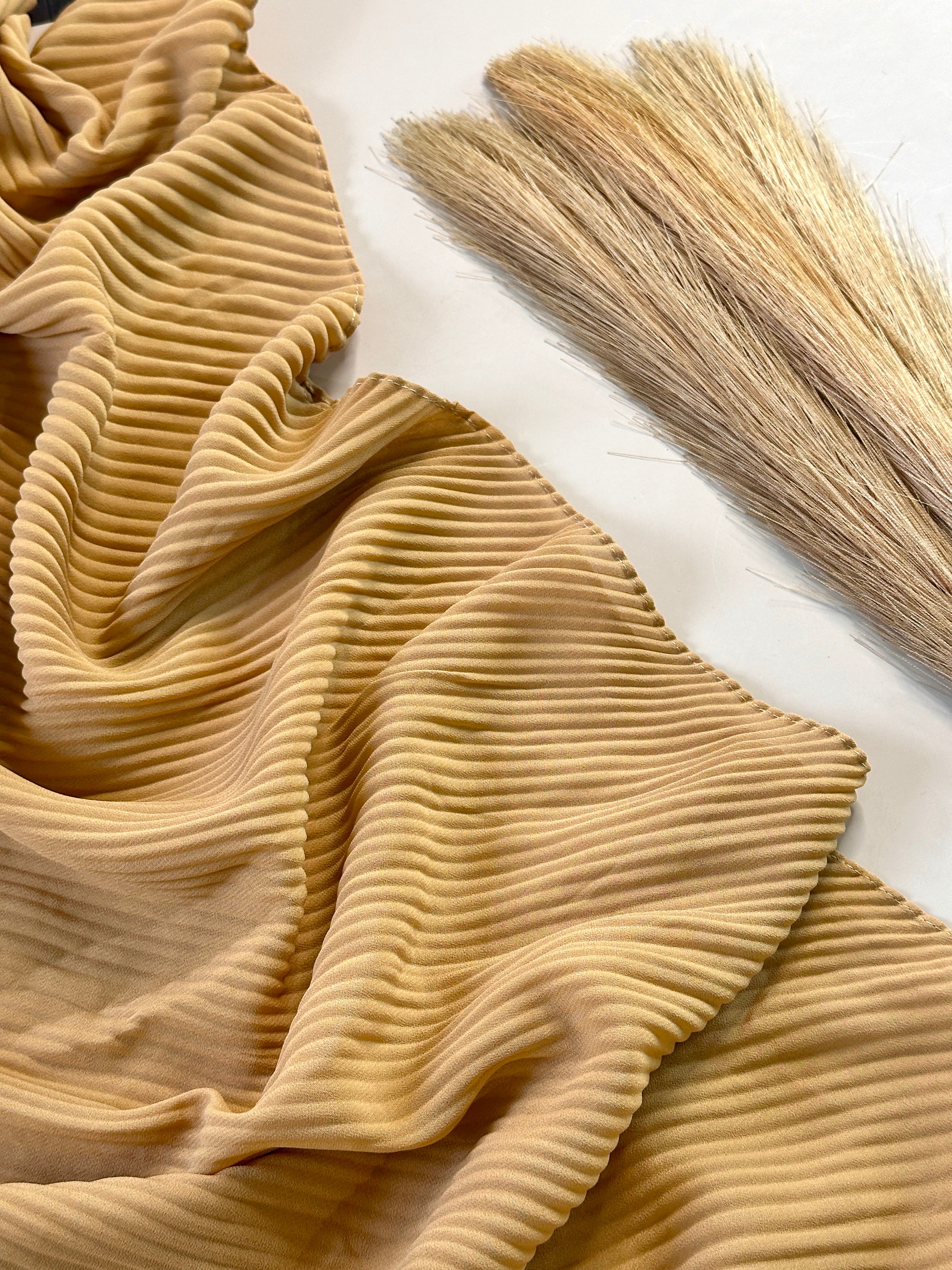 Classic Pleated Georgette Hijabs