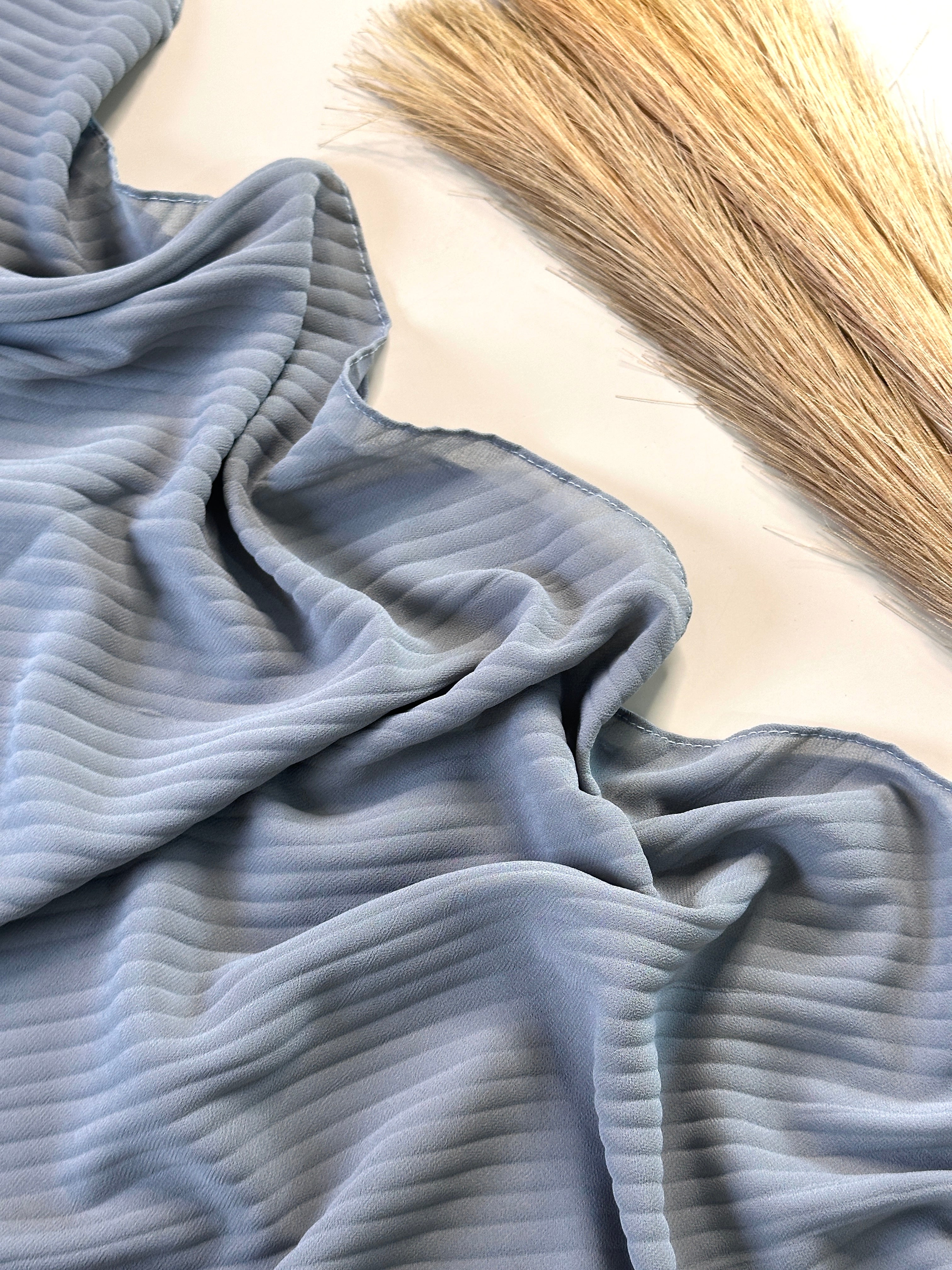 Classic Pleated Georgette Hijabs