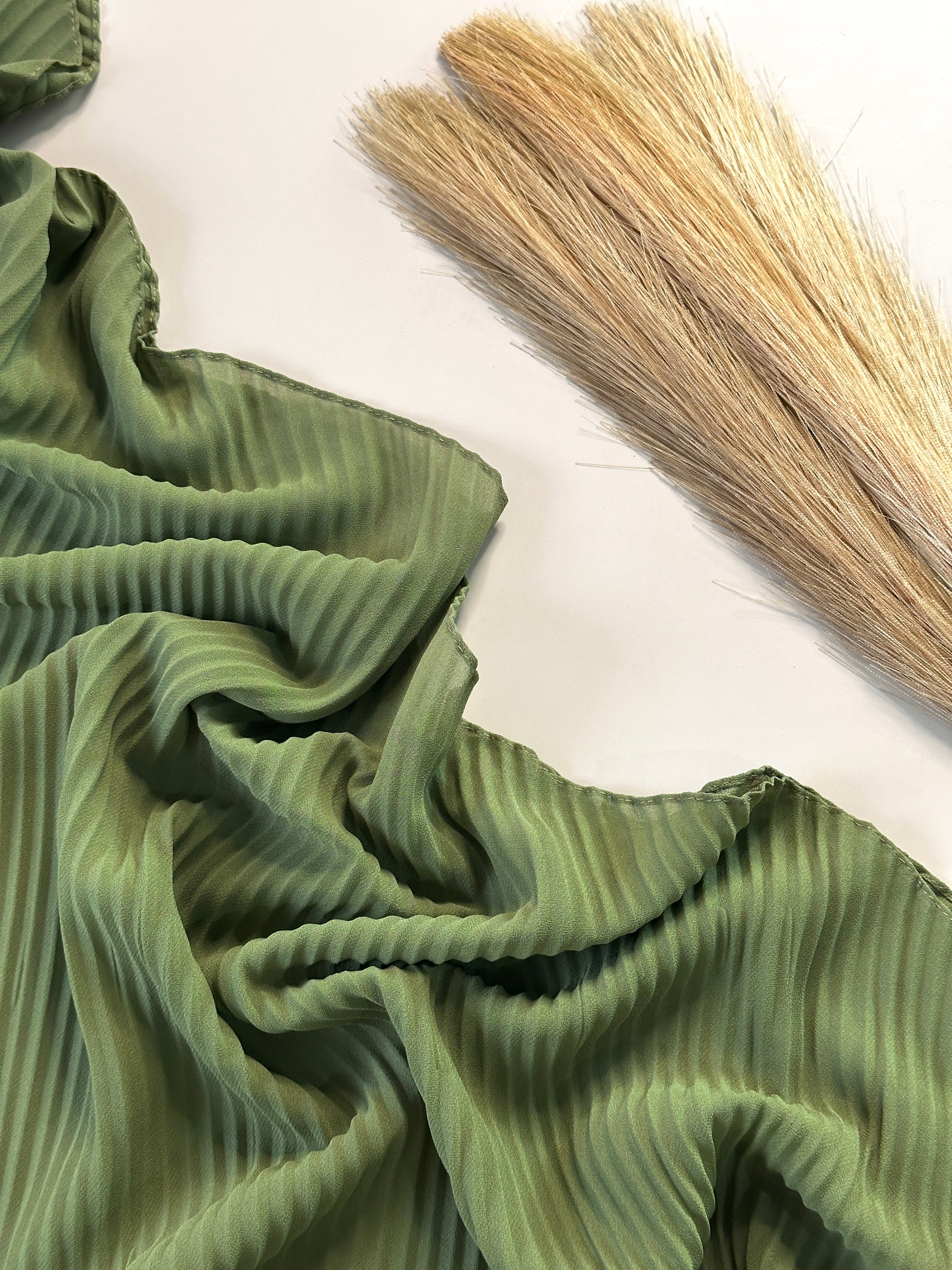 Classic Pleated Georgette Hijabs