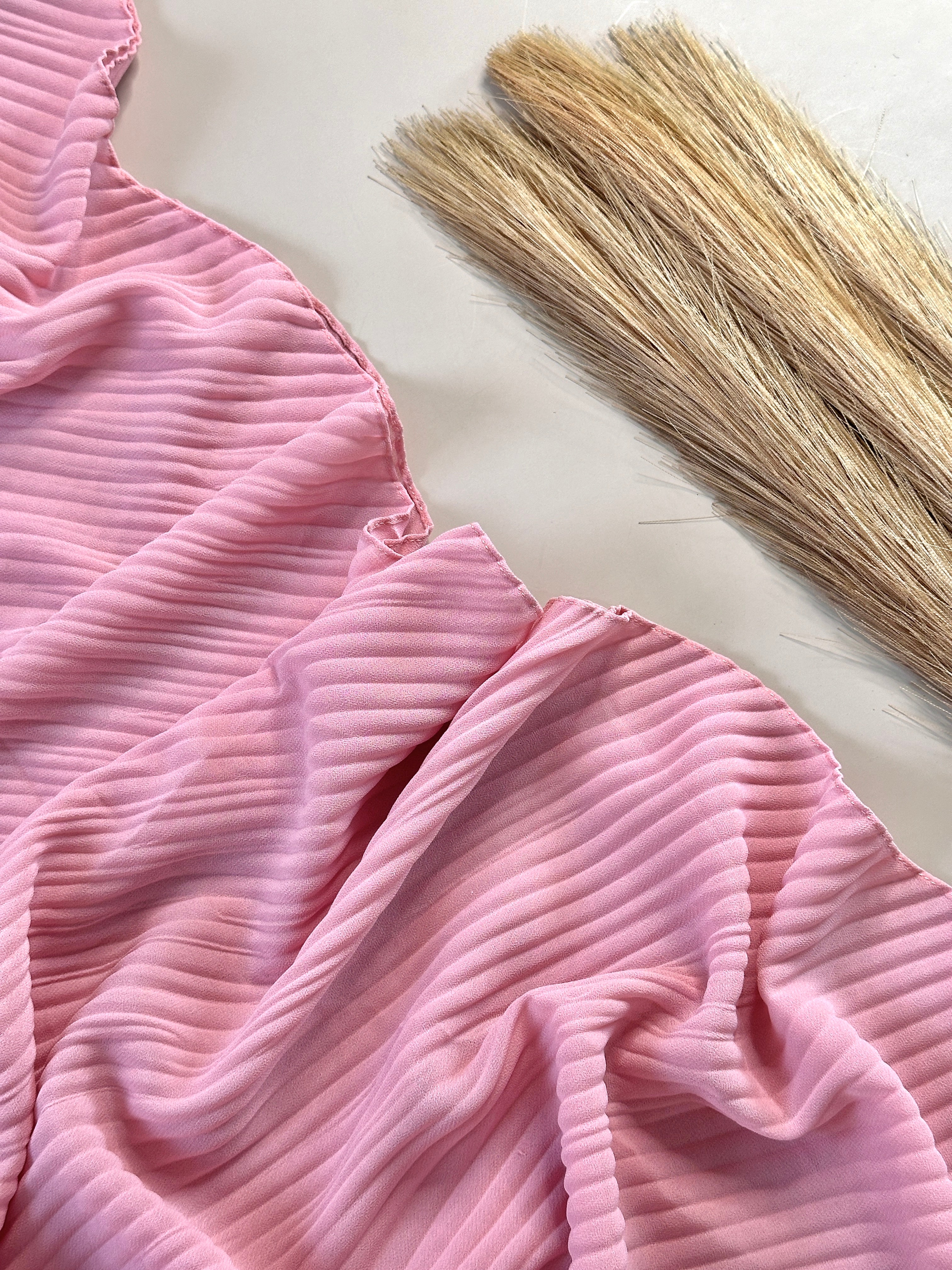 Classic Pleated Georgette Hijabs